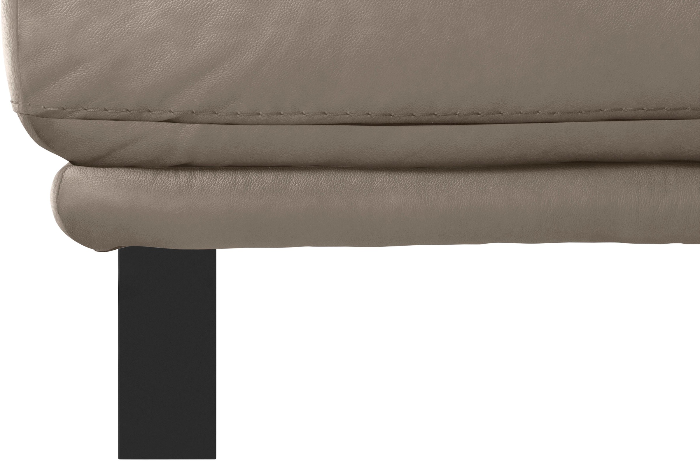 W.SCHILLIG Hocker »montanaa« mit Metallkufen in Schwarz pulverbeschichtet, Breite 141 cm