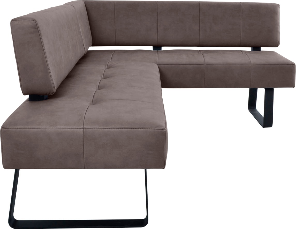 K+W Komfort & Wohnen Eckbank »Spider II«, Sitzsteppung, bequem durch Sandwichbauweise, 2 Stellmaße