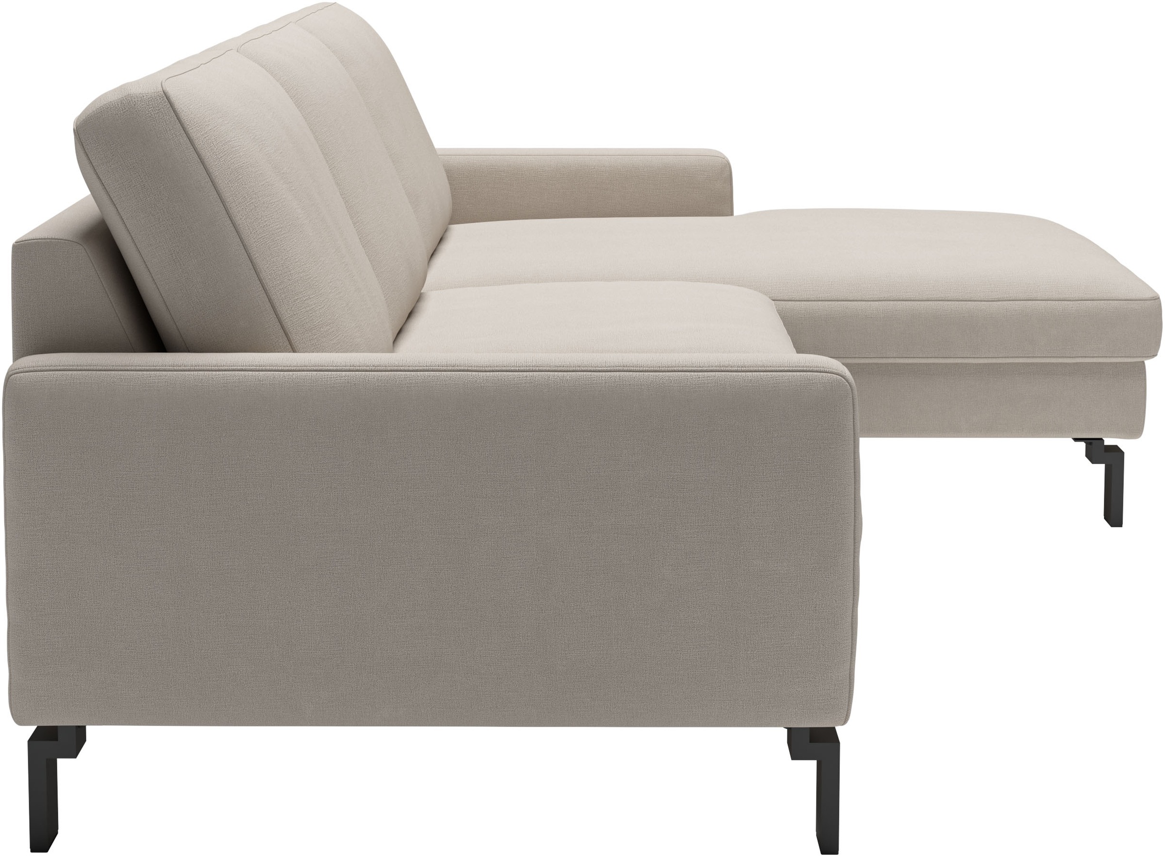 Home affaire Ecksofa inkl. saugroboterfreundliche Höhe & schmale Armlehnen