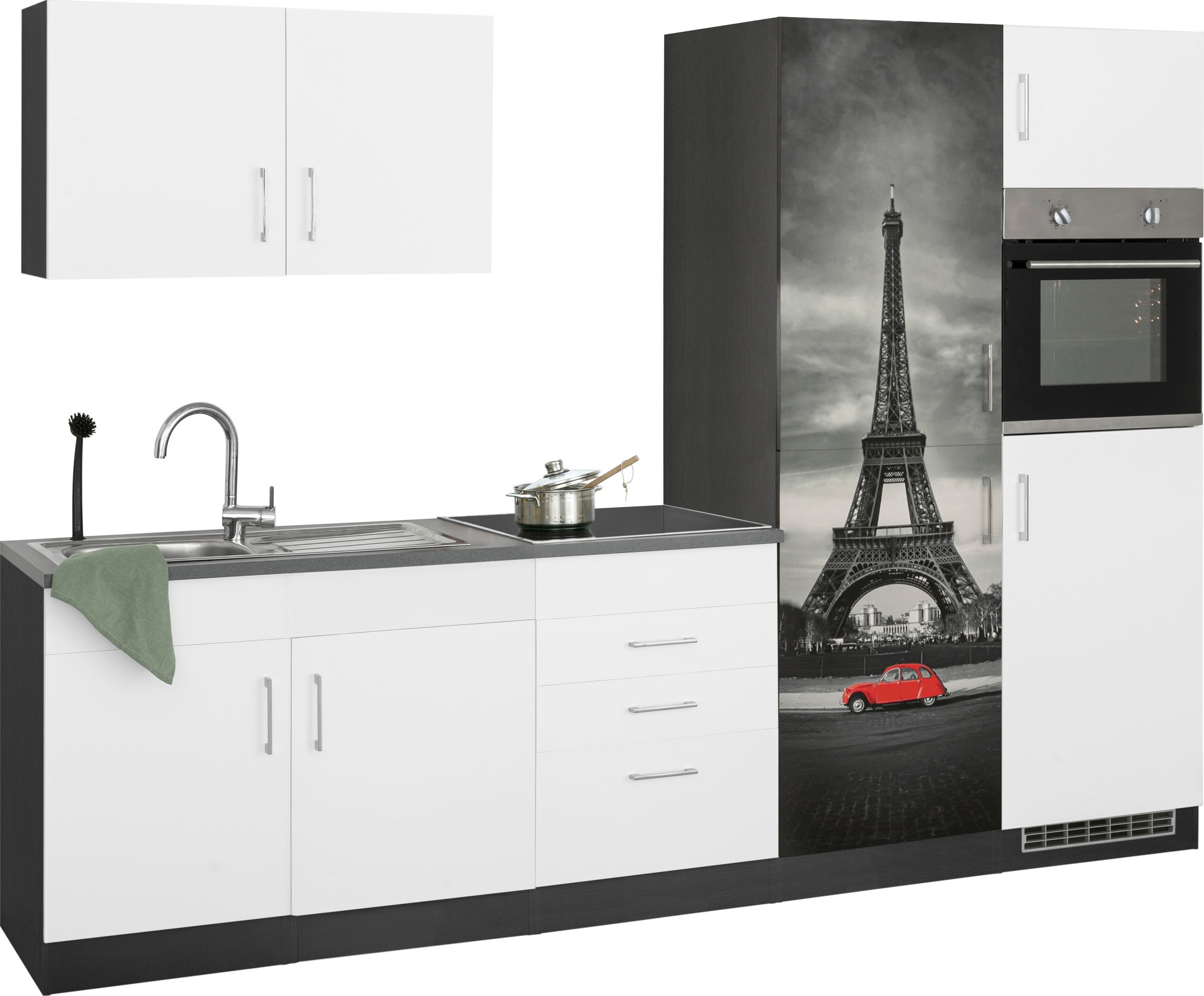 HELD MÖBEL Küchenzeile "Paris", ohne E-Geräte, Breite 280 cm günstig online kaufen