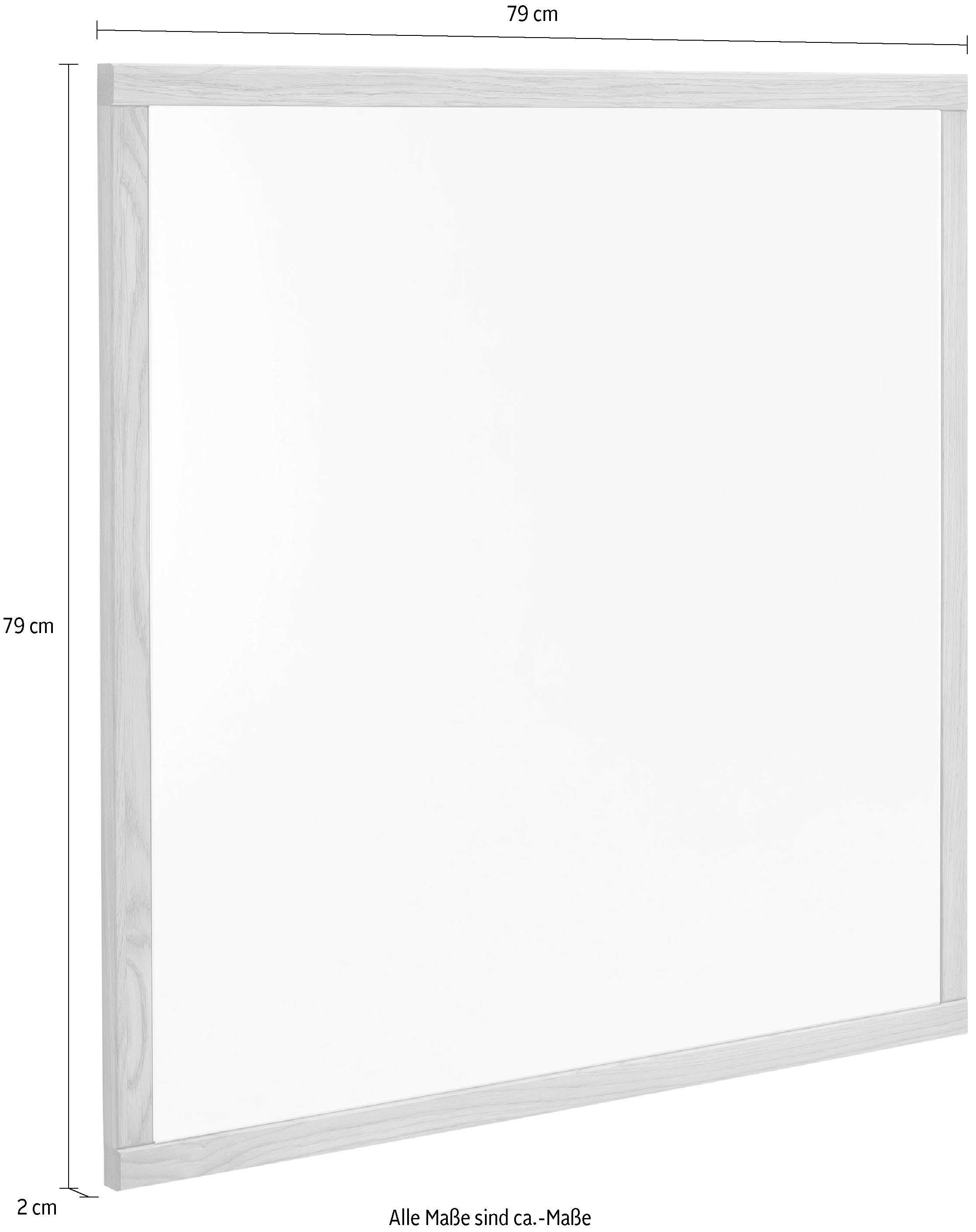 MCA living Spiegel »Araya Spiegel,Flurspiegel,Wandspiegel,Garderobenspiegel,Breite 79 cm« Rahmen aus Massivholz, FSC-Mix, Made in Europe