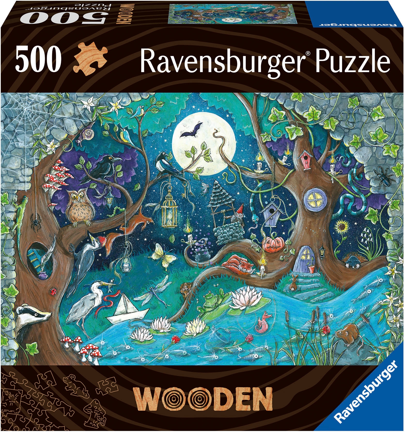 Puzzle »Wooden, Fantasy Forest«, Made in Europe; FSC® - schützt Wald - weltweit