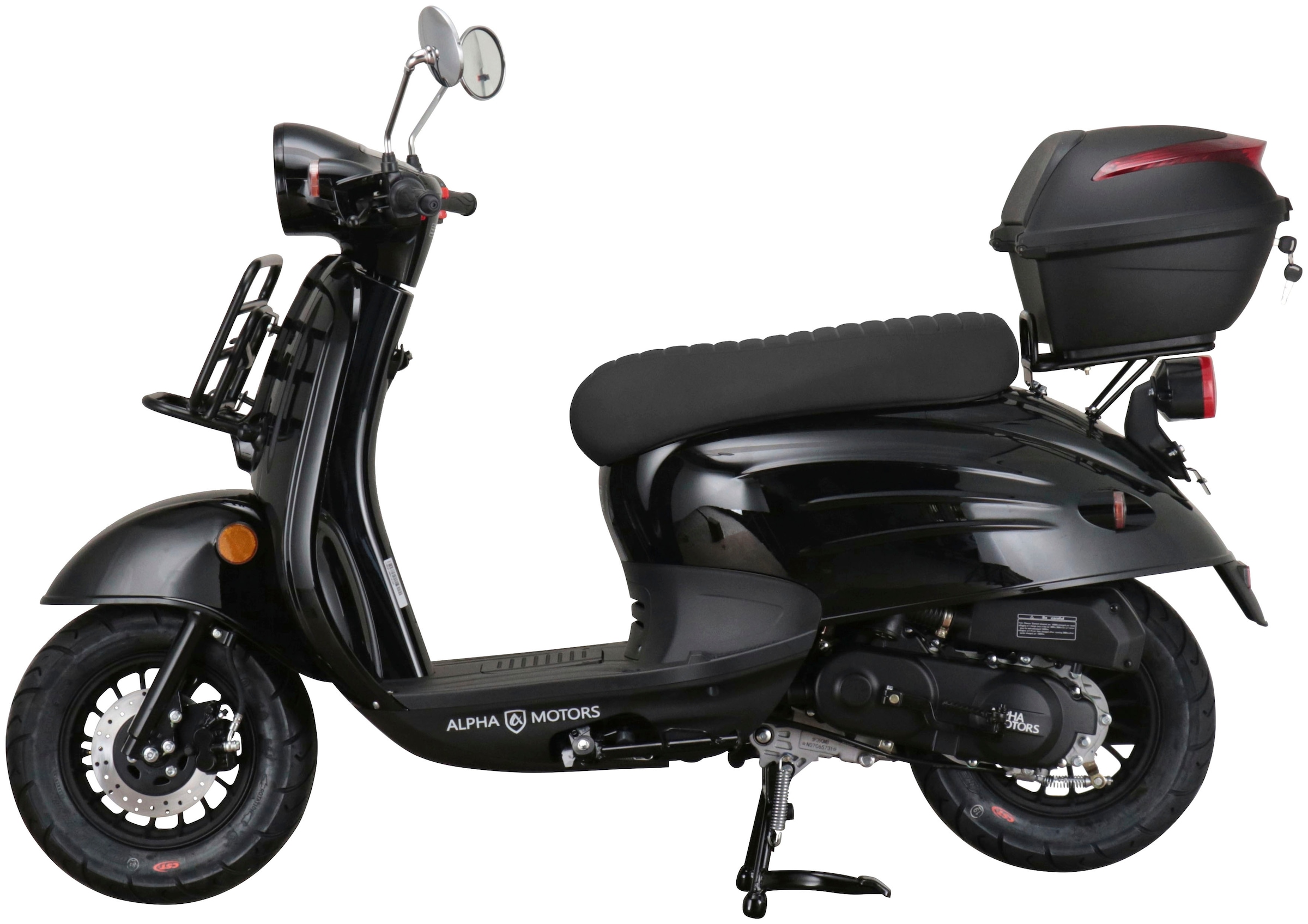 Alpha Motors Motorroller »Adria«, 50 cm³, 45 km/h, Euro 5, 3,1 PS, (Set, inkl. Topcase), mit Lenkerschloss