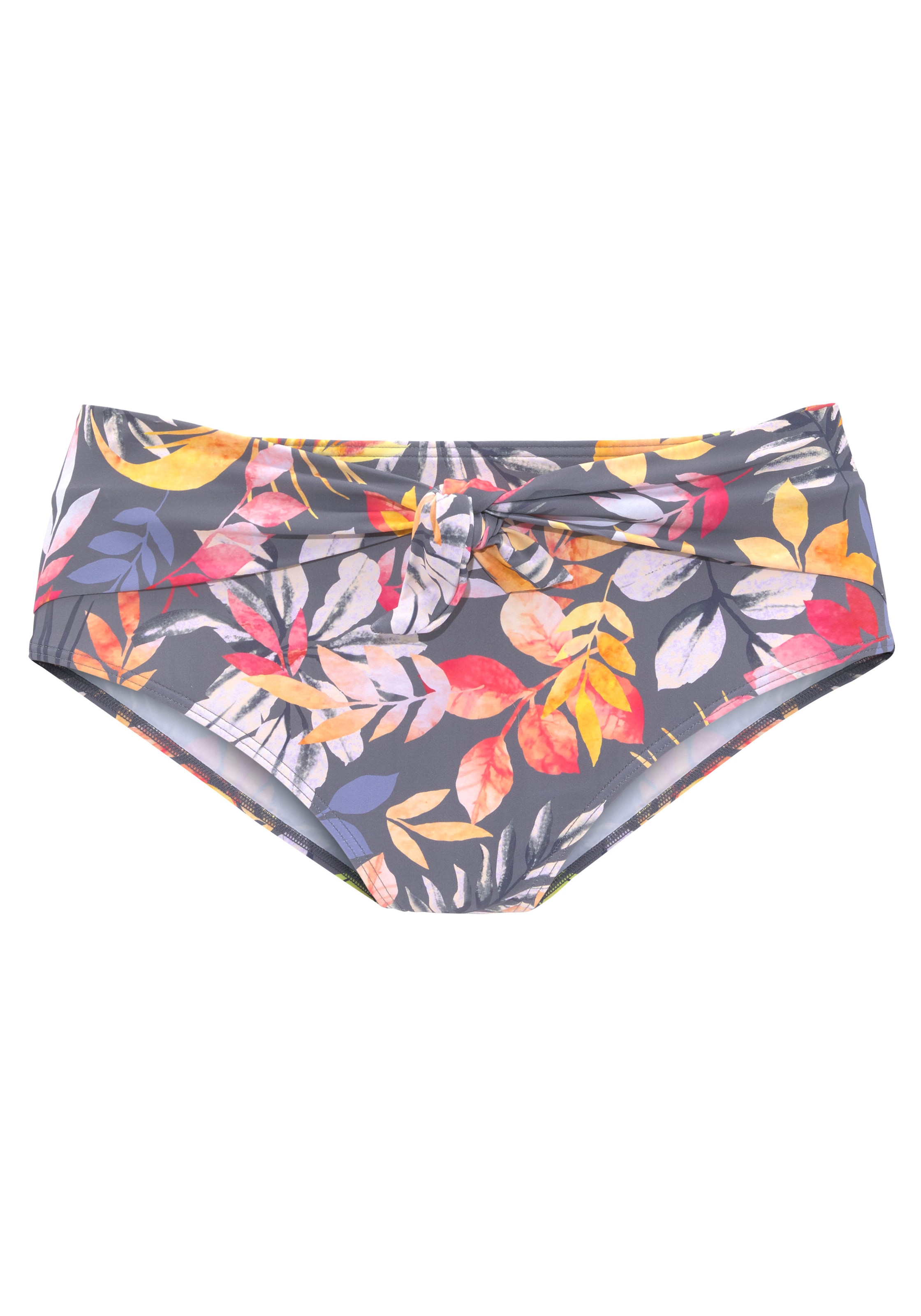 Vivance Highwaist-Bikini-Hose »Leilani« mit Ziergürtel vorn