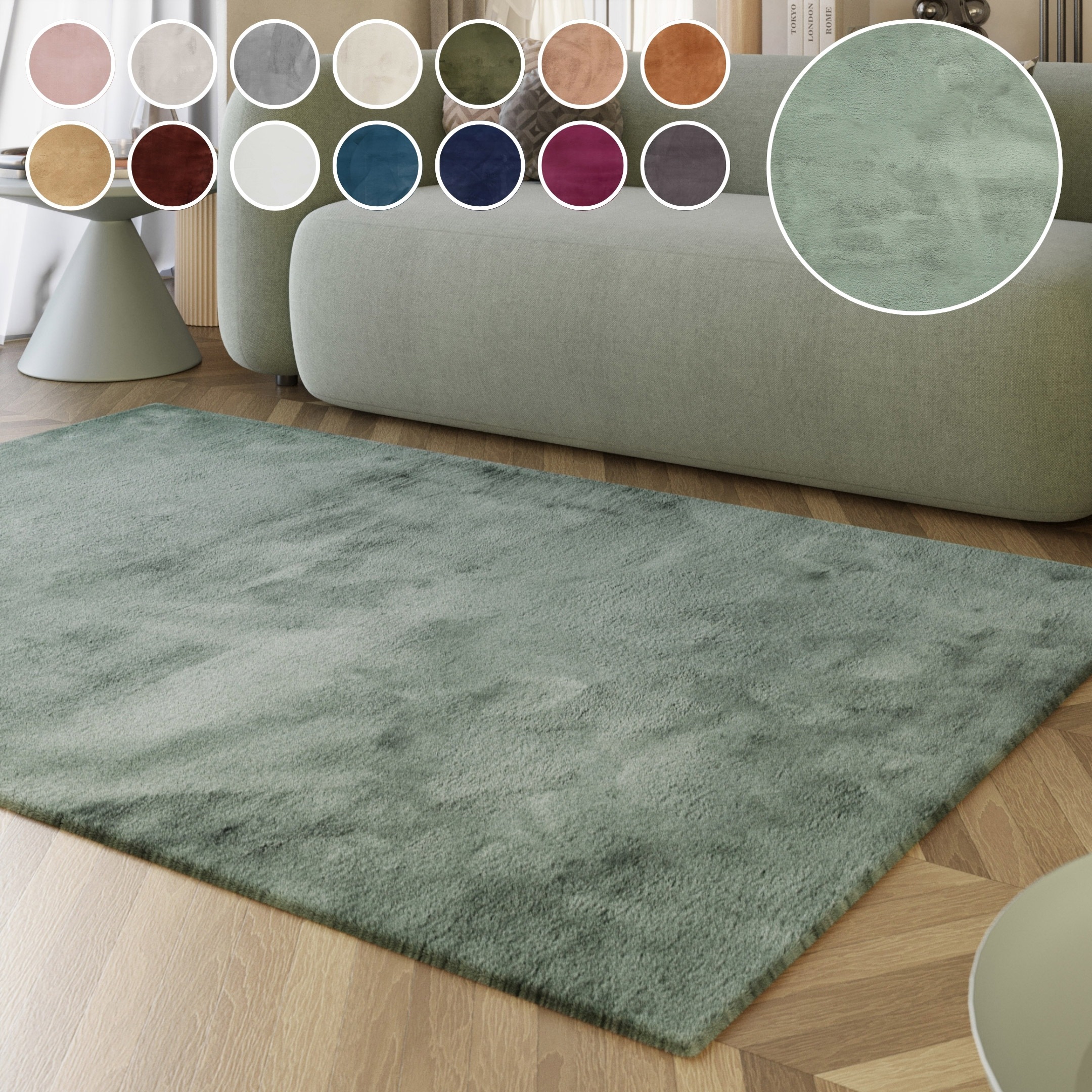 Esprit Hochflor-Teppich »Alice ESP-4377, Kunstfell«, rechteckig, 25 mm Höhe günstig online kaufen