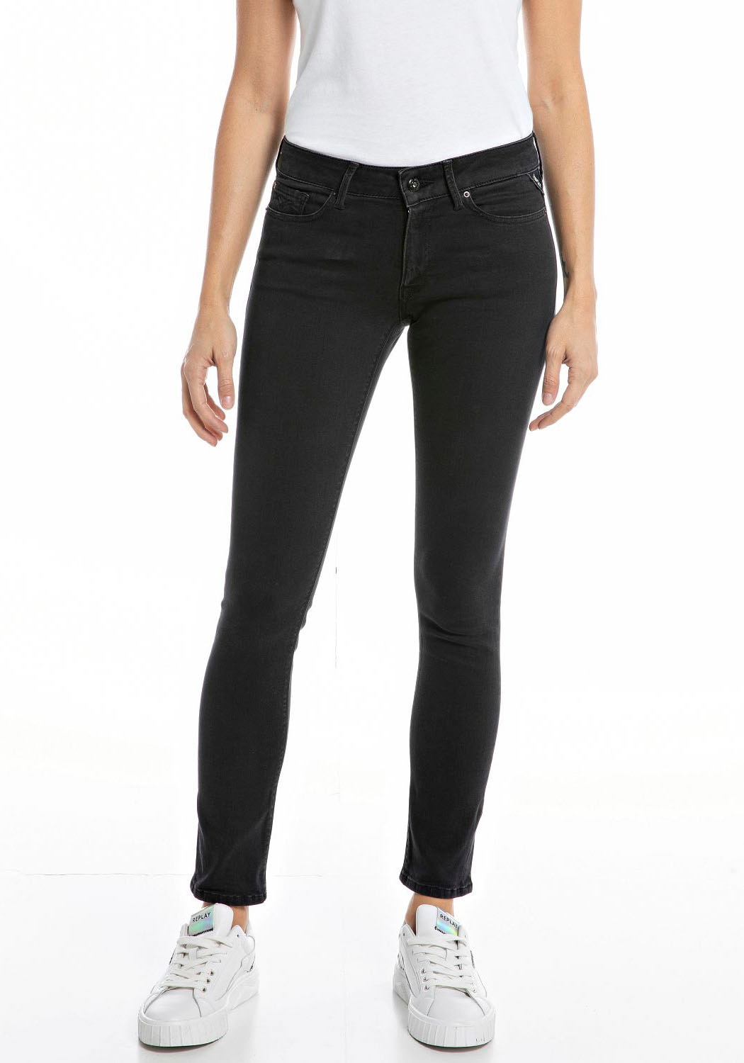 Replay 5-Pocket-Jeans »NEW LUZ«, in Ankle-Länge