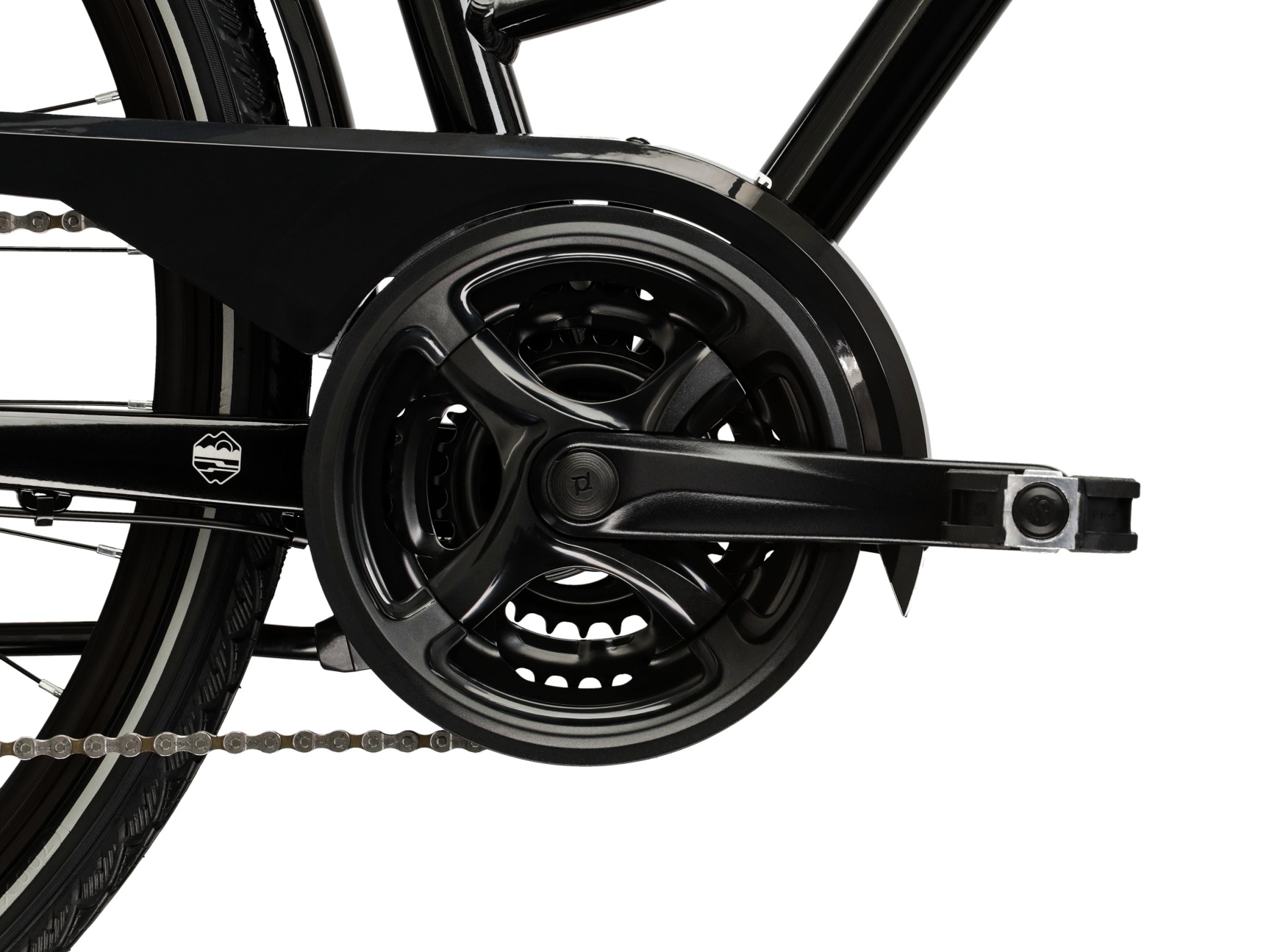 Kross Trekkingrad »Trans 4.0 schwarz« 24 Gang Shimano ACERA M3020 Schaltwerk Kettenschaltung