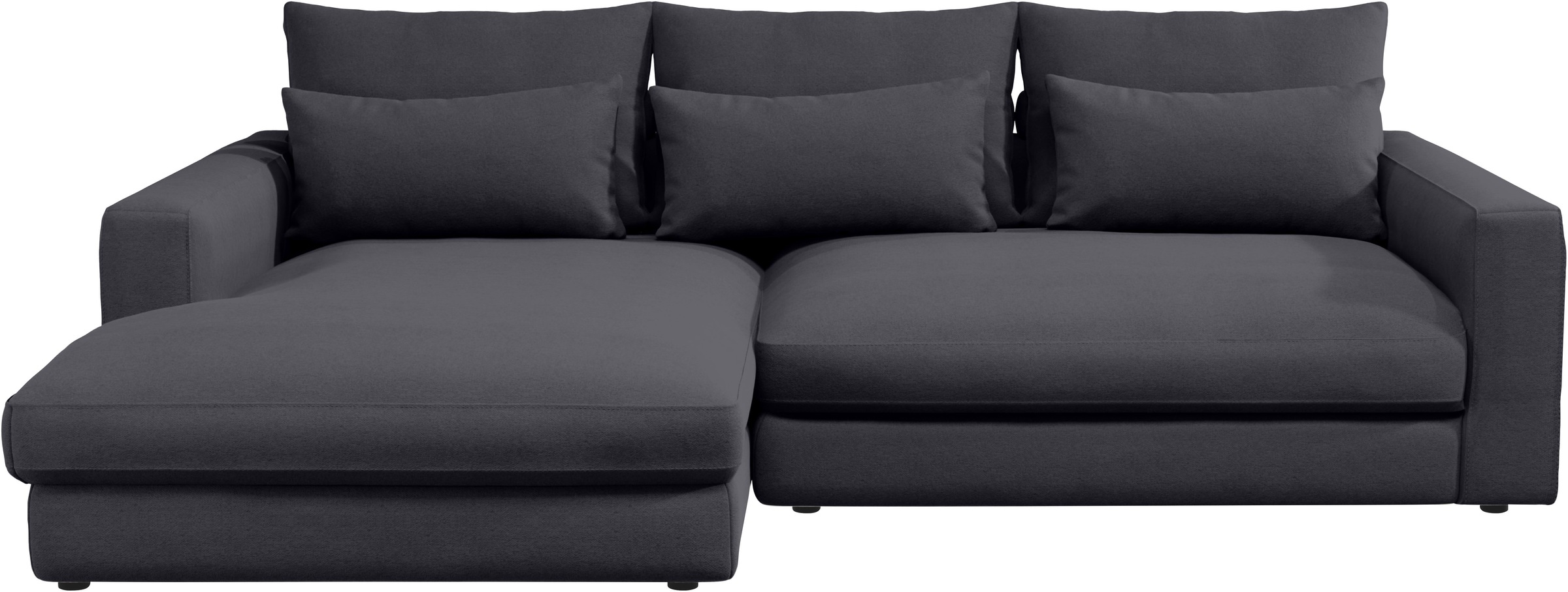 Home affaire Ecksofa »Darwin, viele Kissen, extra tiefe Sitzfläche, 271/89/ günstig online kaufen