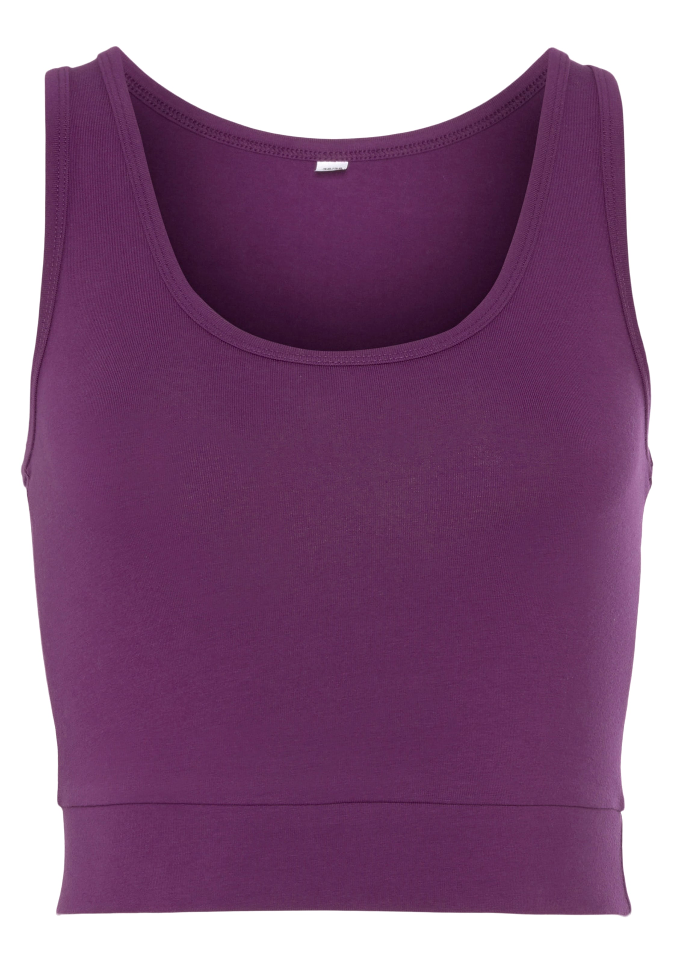 LASCANA ACTIVE Sporttop, Crop-Top mit breiten Trägern
