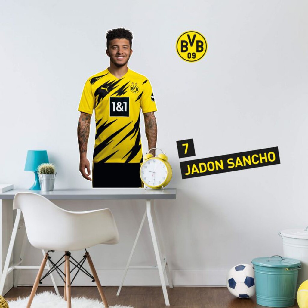 Wall-Art Wandtattoo »BVB Sancho Portrait 2020/2021«, (1 St.)