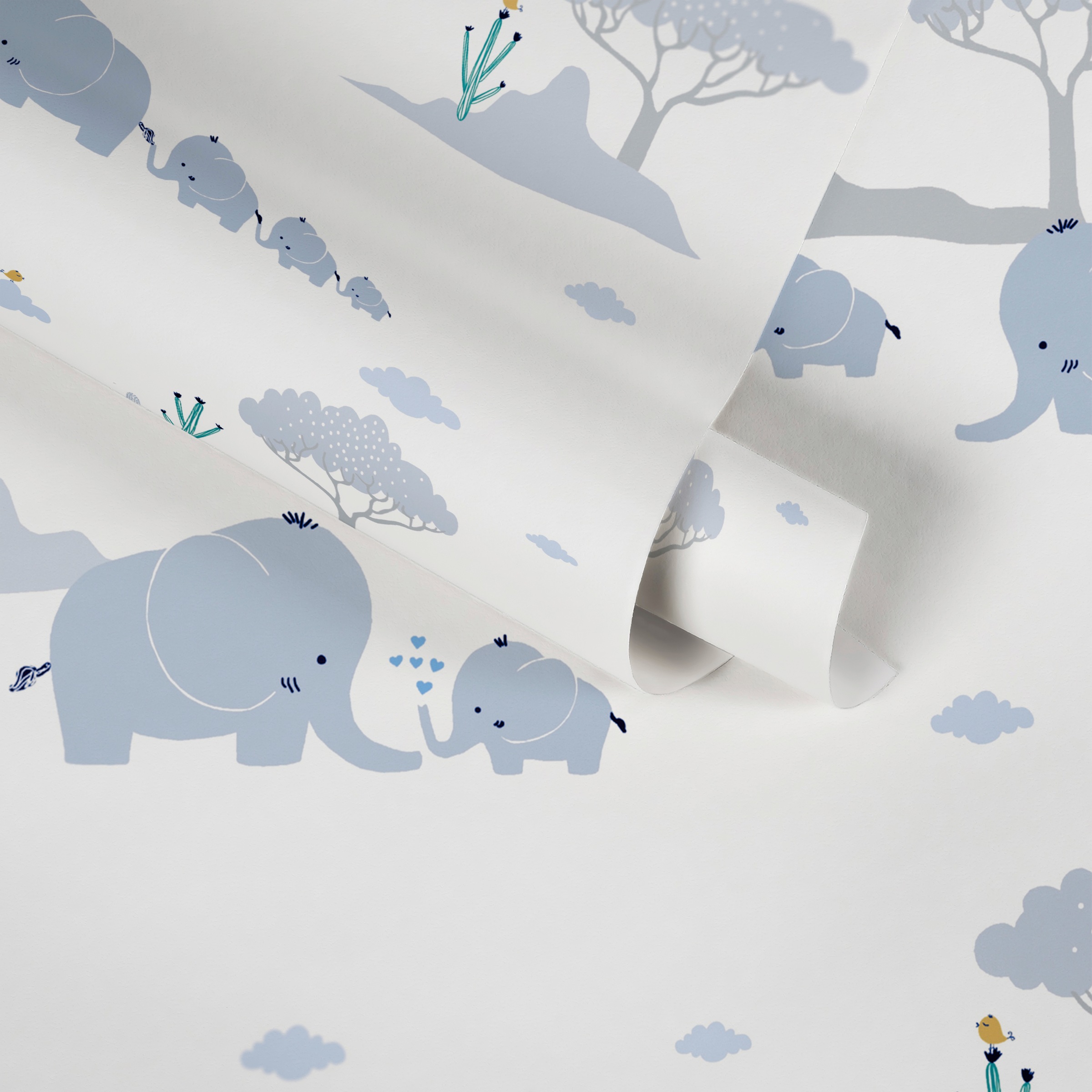 A.S. Création Vliestapete »Little Love«, Motiv-abstrakt-naturalistisch, Kindertapete Tapete Tier Tapeten Kinderzimmer modern Design Wandtapete
