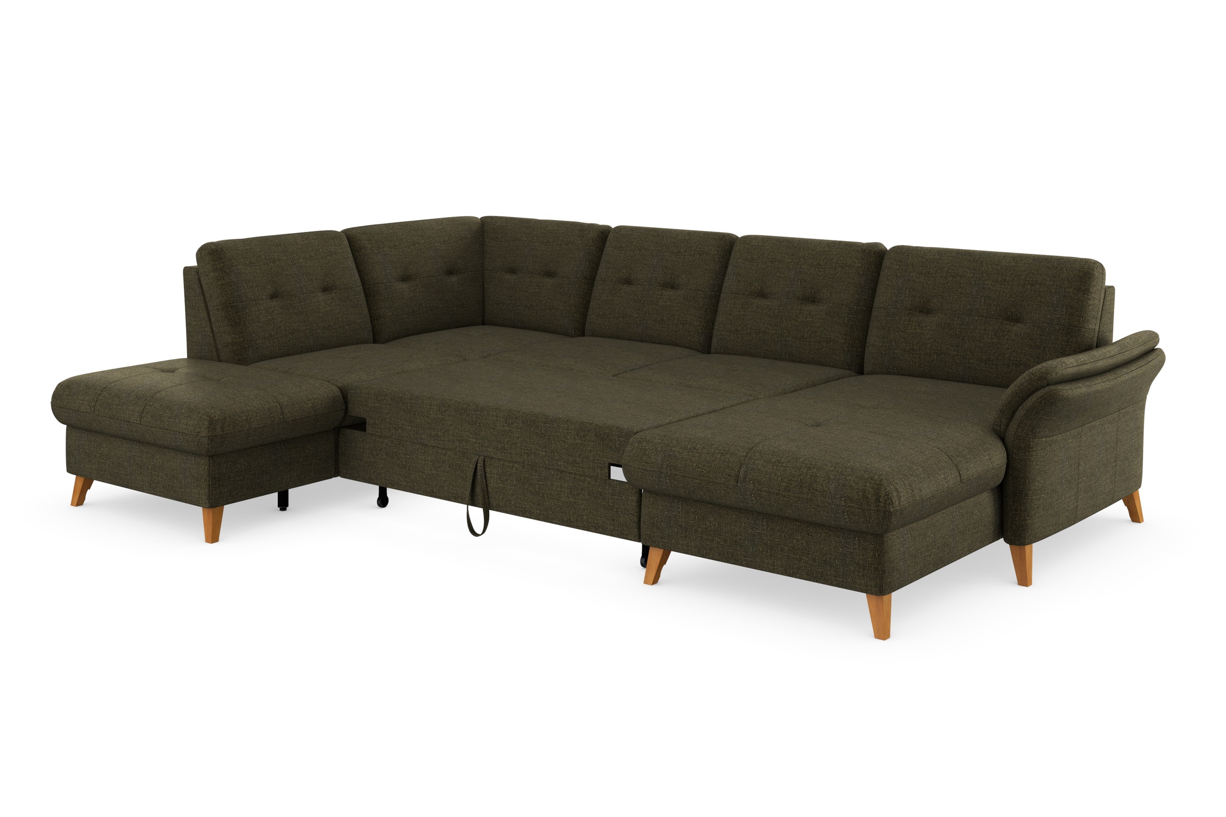sit&more Wohnlandschaft »Göteborg«, inkl. Sitztiefenverstellung, wahlweise mit Bettfunktion & Bettkasten