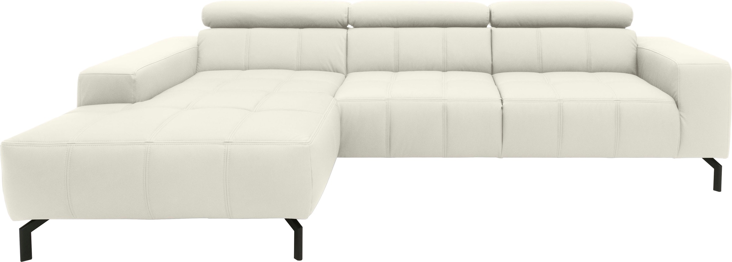 DOMO collection Ecksofa »Cunelli tolle Sitznähte als Designelement, fester günstig online kaufen