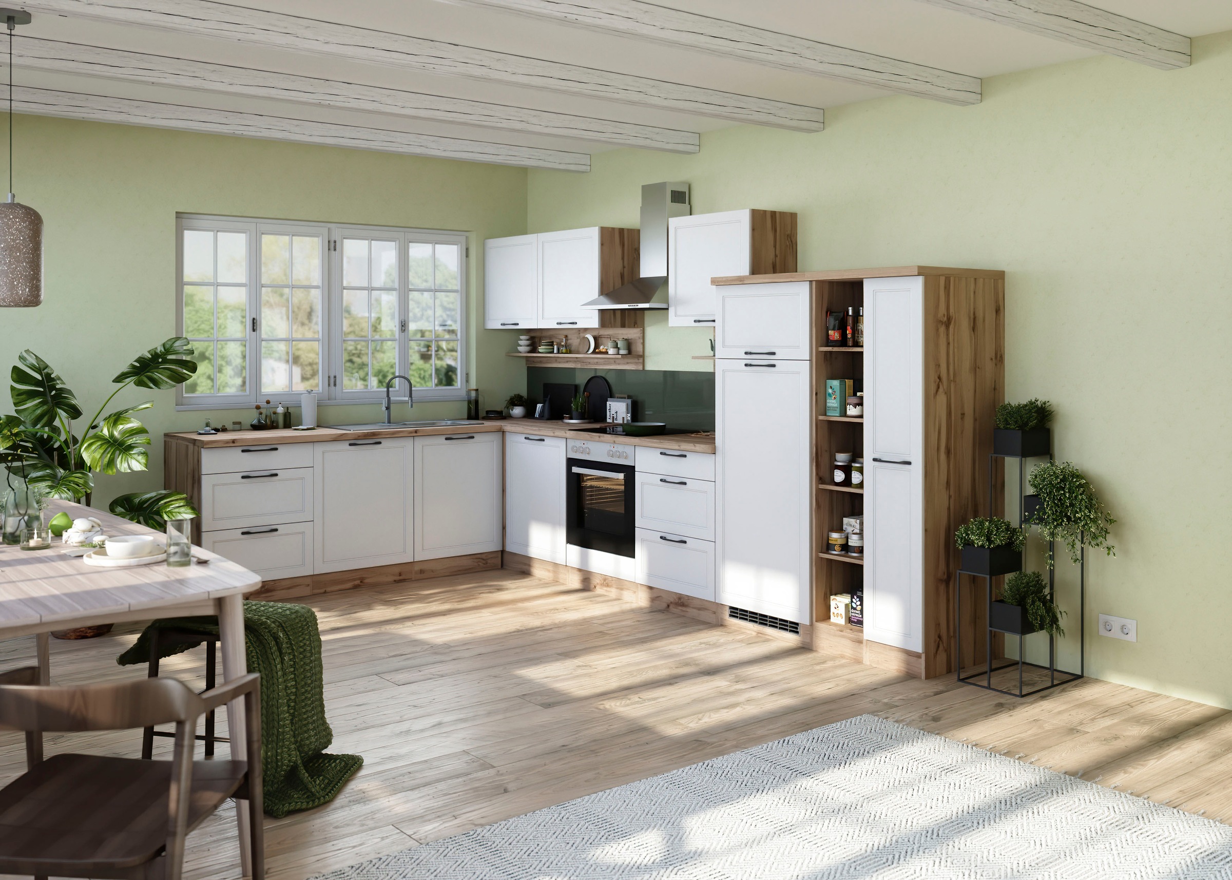 KOCHSTATION Winkelküche "KS-Lana", Stellbreite 240/360 cm, wahlweise mit od günstig online kaufen