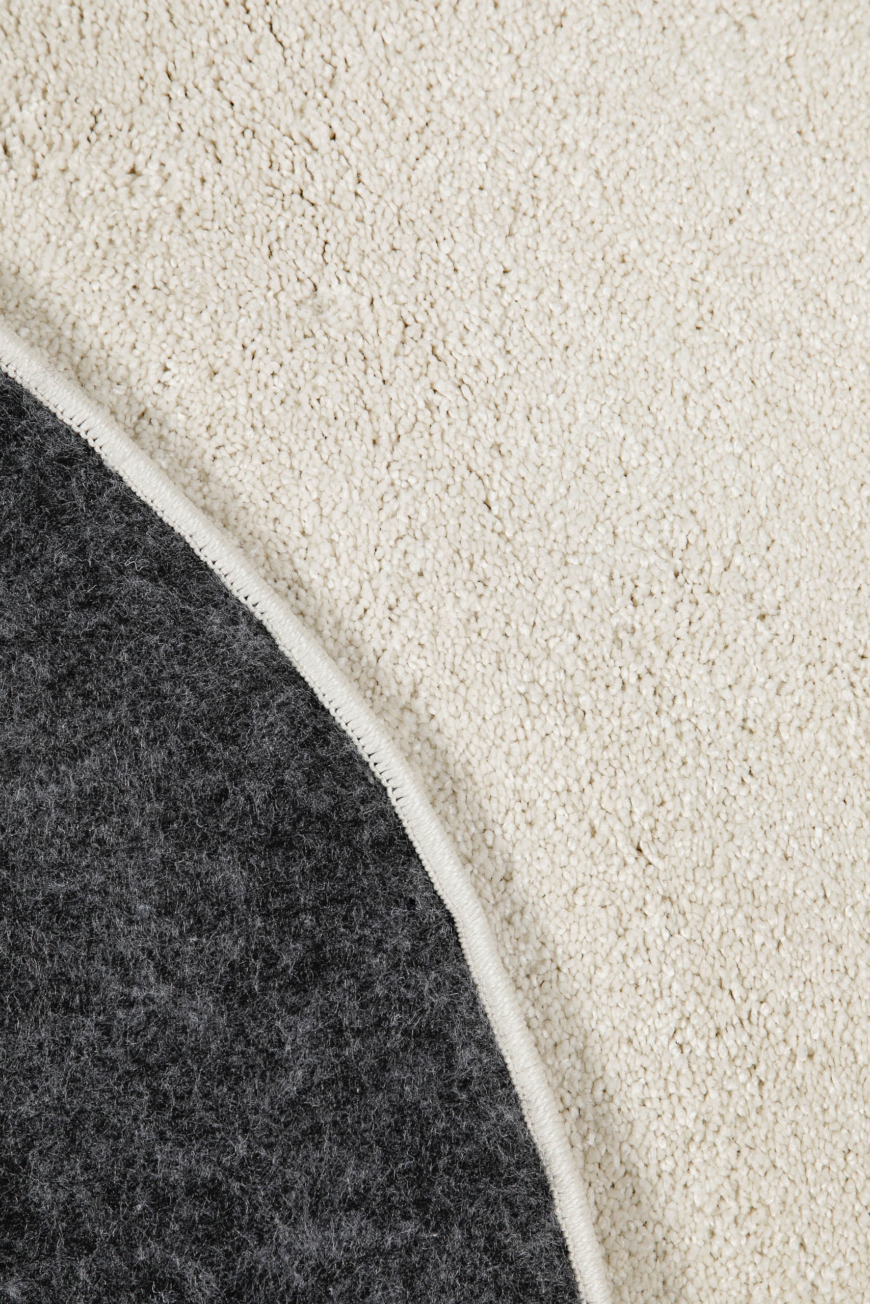Wecon home Hochflor-Teppich »Manta«, rund, 25 mm Höhe, Langflor, maschinell gewebt, robust, Wohn- & Schlafzimmer, einfarbig