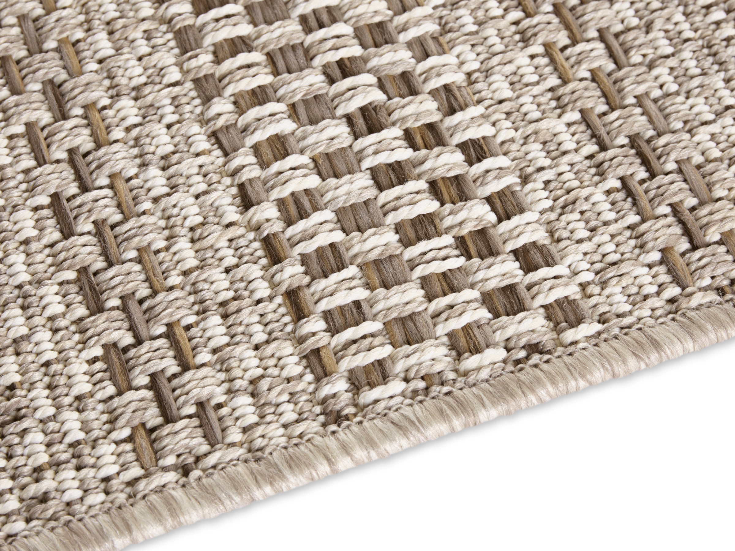 ELLE DECORATION Teppich »Arras«, rechteckig, 8 mm Höhe, In-& Outdoor, Wetterfest, Balkon, Garten, Wohnzimmer, Sisal Optik