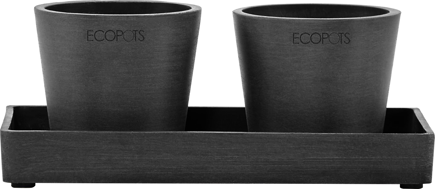 ECOPOTS Blumentopfuntersetzer »SQUARE SAUCER Grey«, BxTxH: 43x43x3,5 cm  kaufen