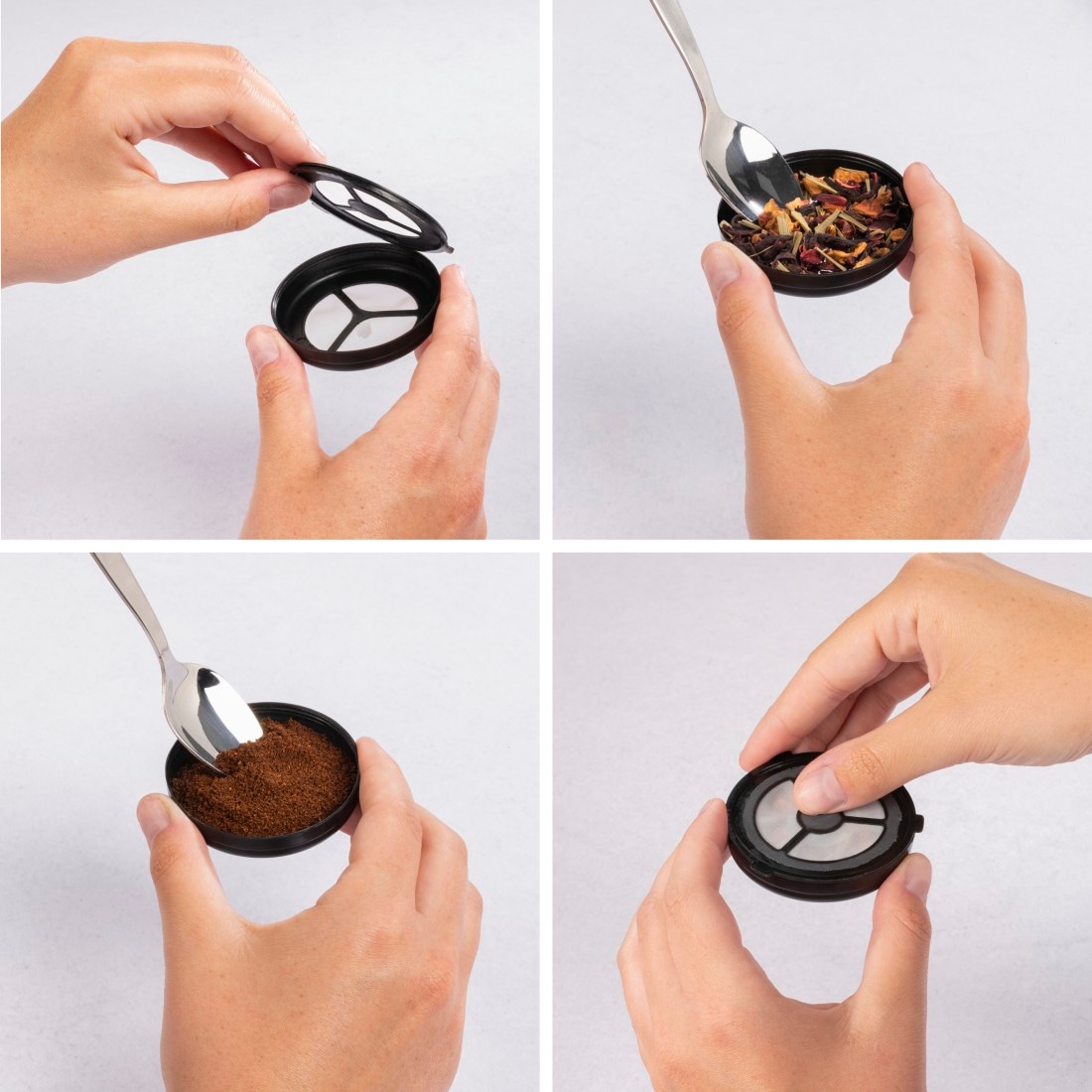 Xavax Wiederbefüllbare Kaffeepads »Dauerpad 2er Set, Senseo, baugleiche Padmaschinen, Dauerfilter Öko Pad«, (2 tlg.)
