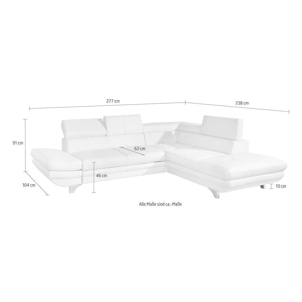 COTTA Ecksofa »Enterprise«