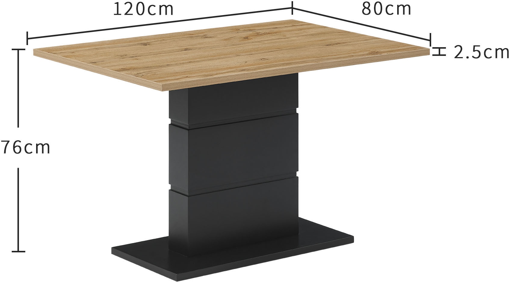 OTTO home Eckbankgruppe »Geranie, Sitzgruppe, Eckbank links und rechts montierbar« Set, Gruppe bestehend aus Eckbank, Esstisch 120 cm, zwei Freischwinger, 4 Stk. tlg. Eckbank wahlweise links und rechts montierbar