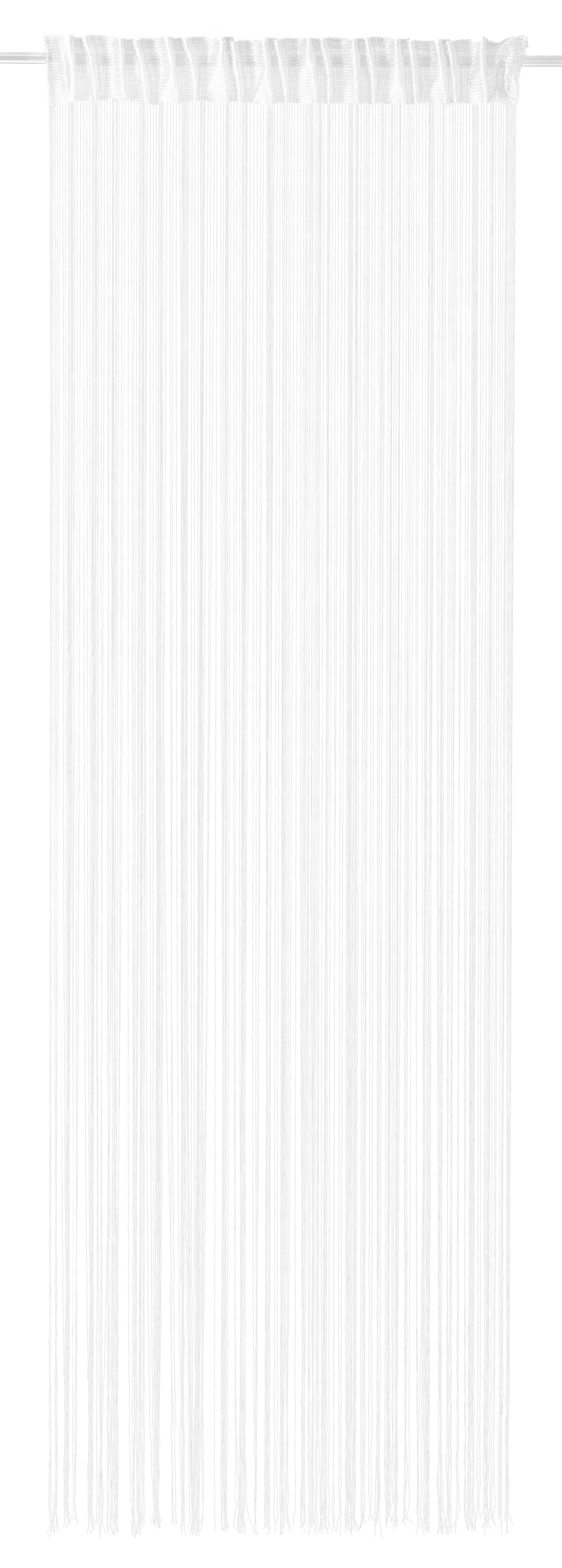 HOME WOHNIDEEN Fadenvorhang »SIMINO« Multifunktionsband 1 Stk. tlg. Fadenst günstig online kaufen