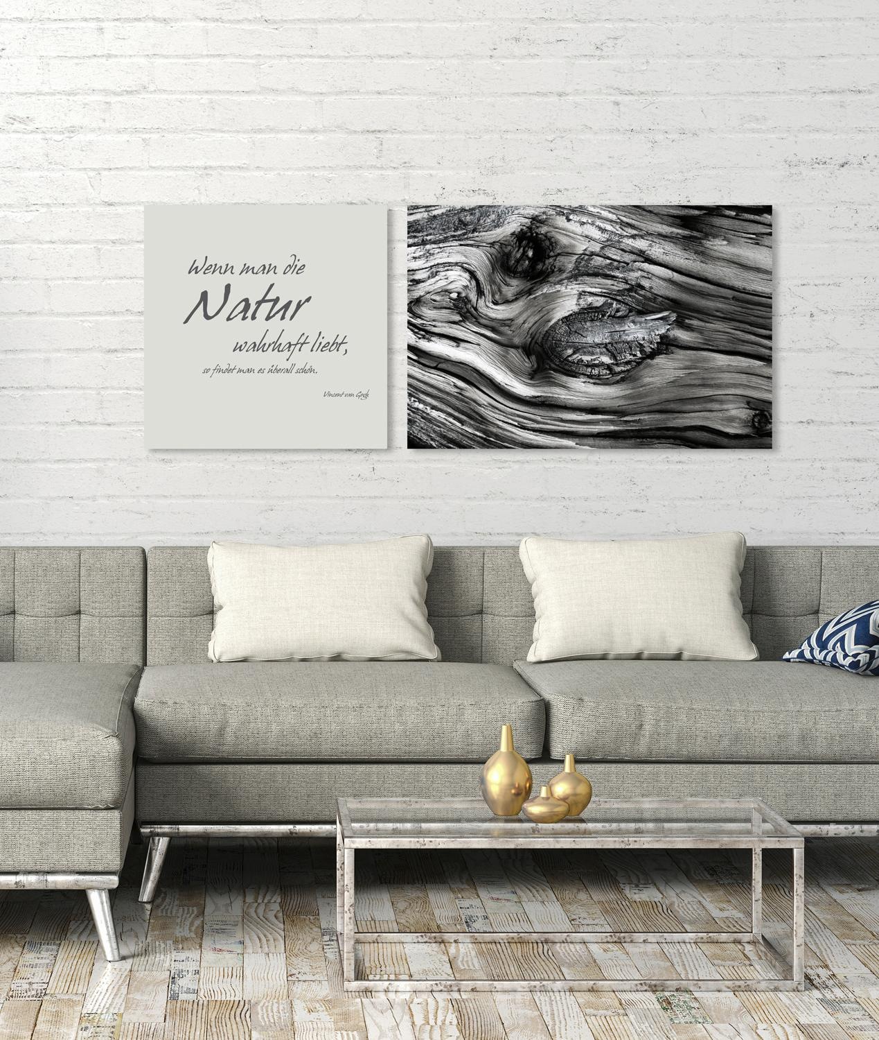 queence Leinwandbild »Natur«, Baum-Baumbilder-Kunst-Modern-Spa-Spa Bilder-S günstig online kaufen
