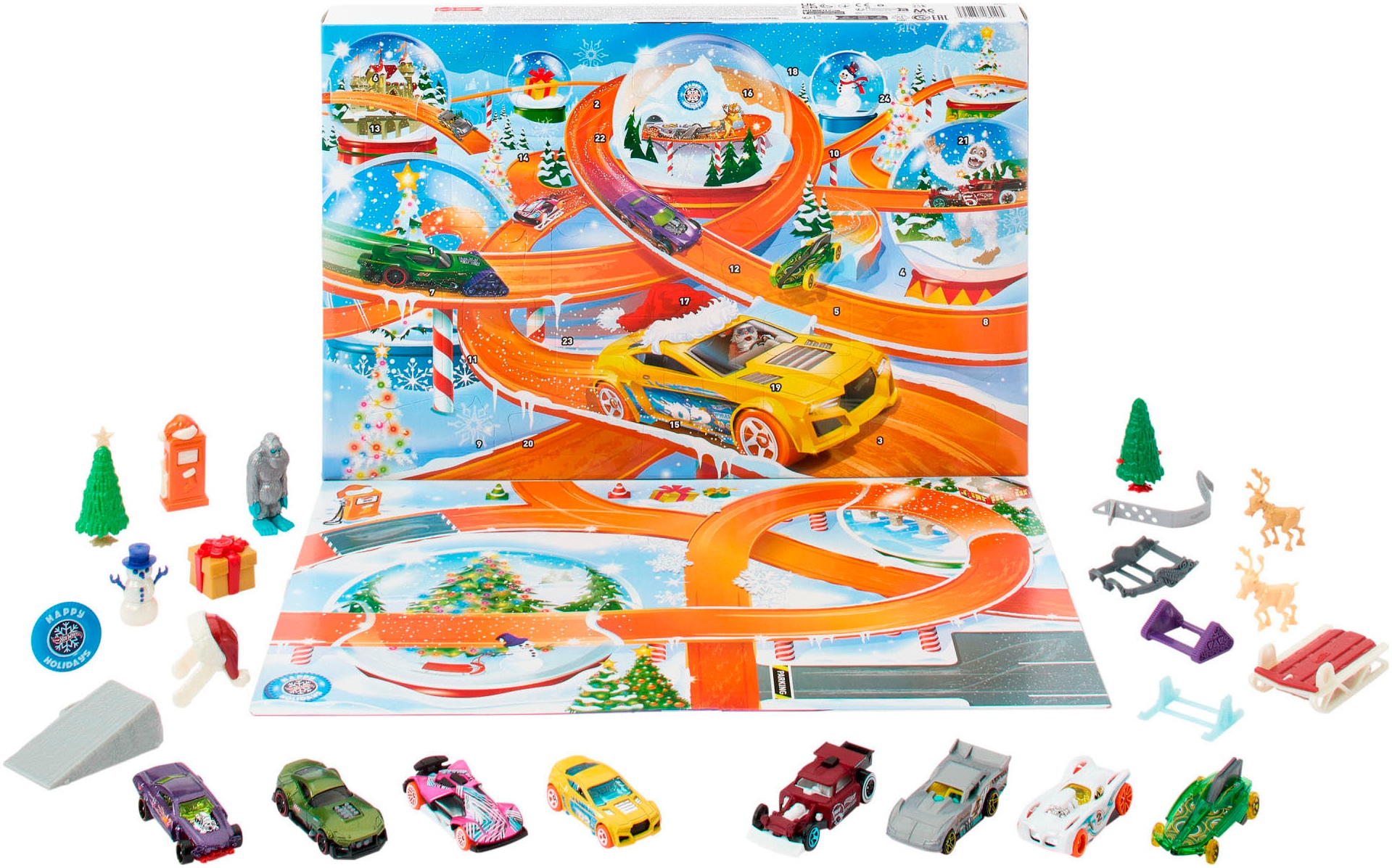 Hot Wheels Spielzeug-Adventskalender »Hot Wheels 2024«, ab 3 Jahren