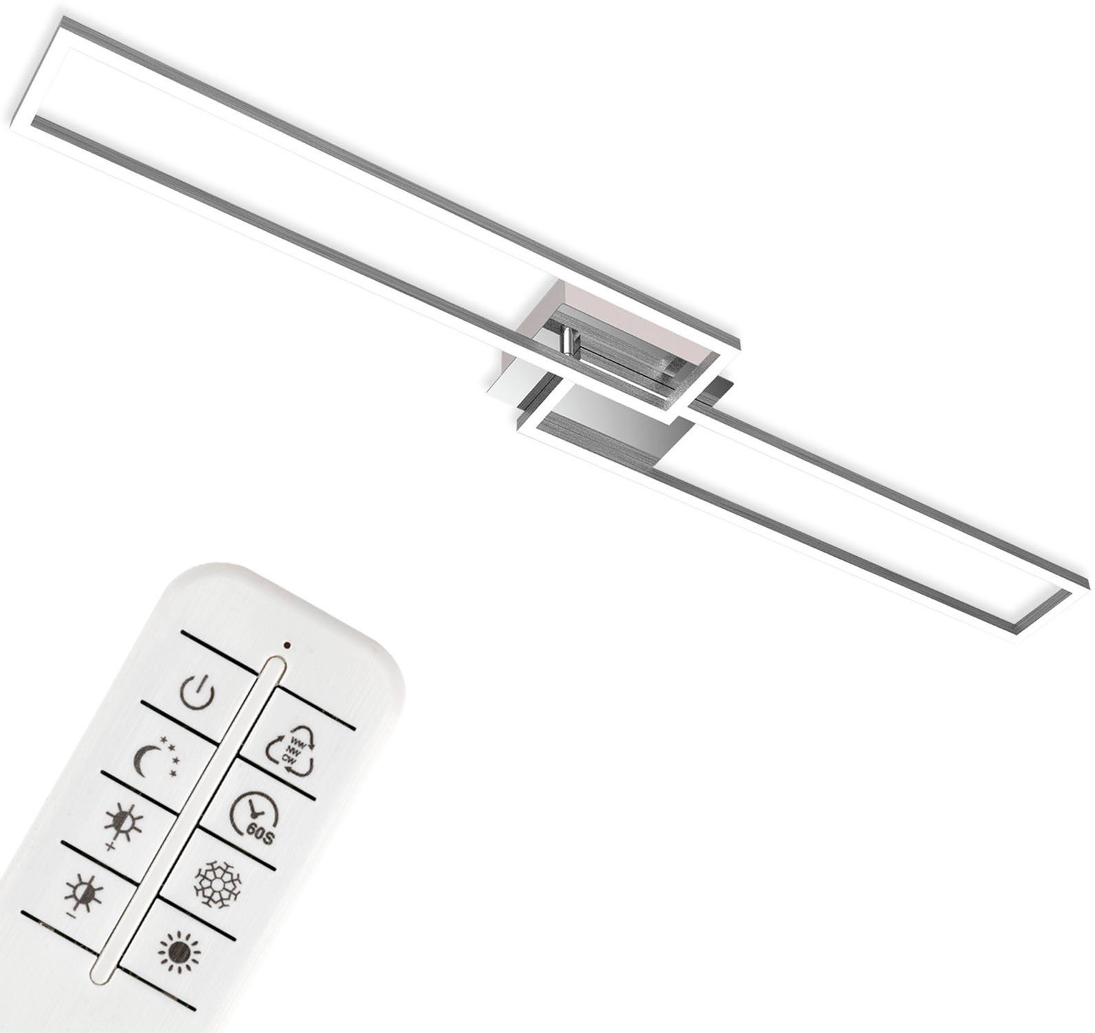 Briloner Leuchten LED Deckenleuchte »3145018 FRAME«, Leuchtmittel LED-Board günstig online kaufen