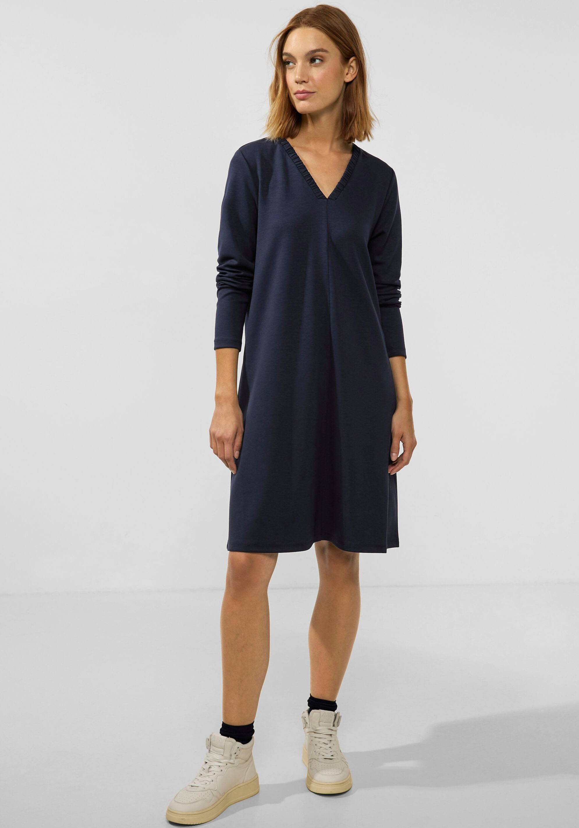 Ziernaht online Jerseykleid, mit dekorativer kaufen ONE STREET