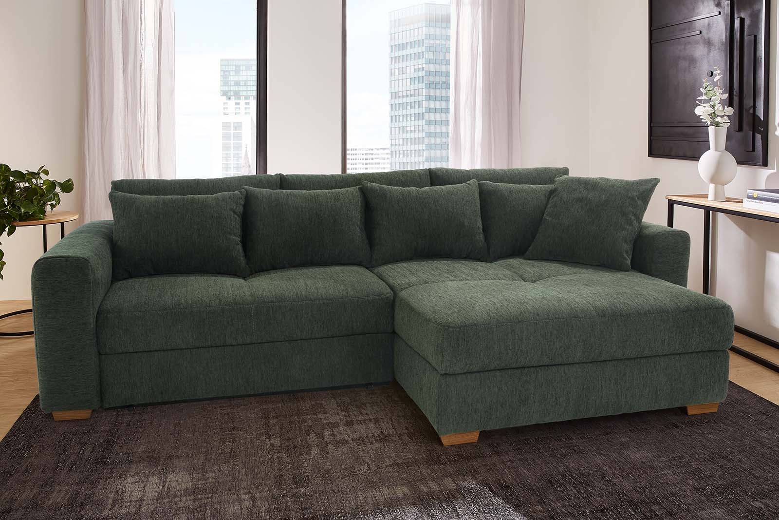 Jockenhöfer Gruppe Ecksofa »Kampen L-Form, B: 288 cm« mit Bettfunktion, Bet günstig online kaufen