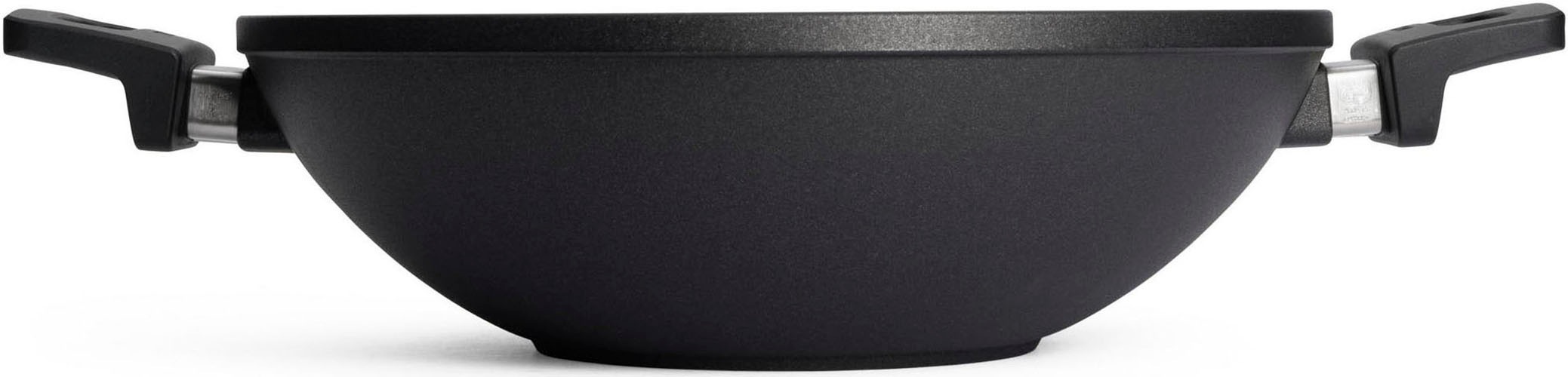 WOLL MADE IN GERMANY Wok »Nowo«, Aluminiumguss, (1 tlg.), von Hand gegossen, Ø 32 cm, Induktion, Made in Germany