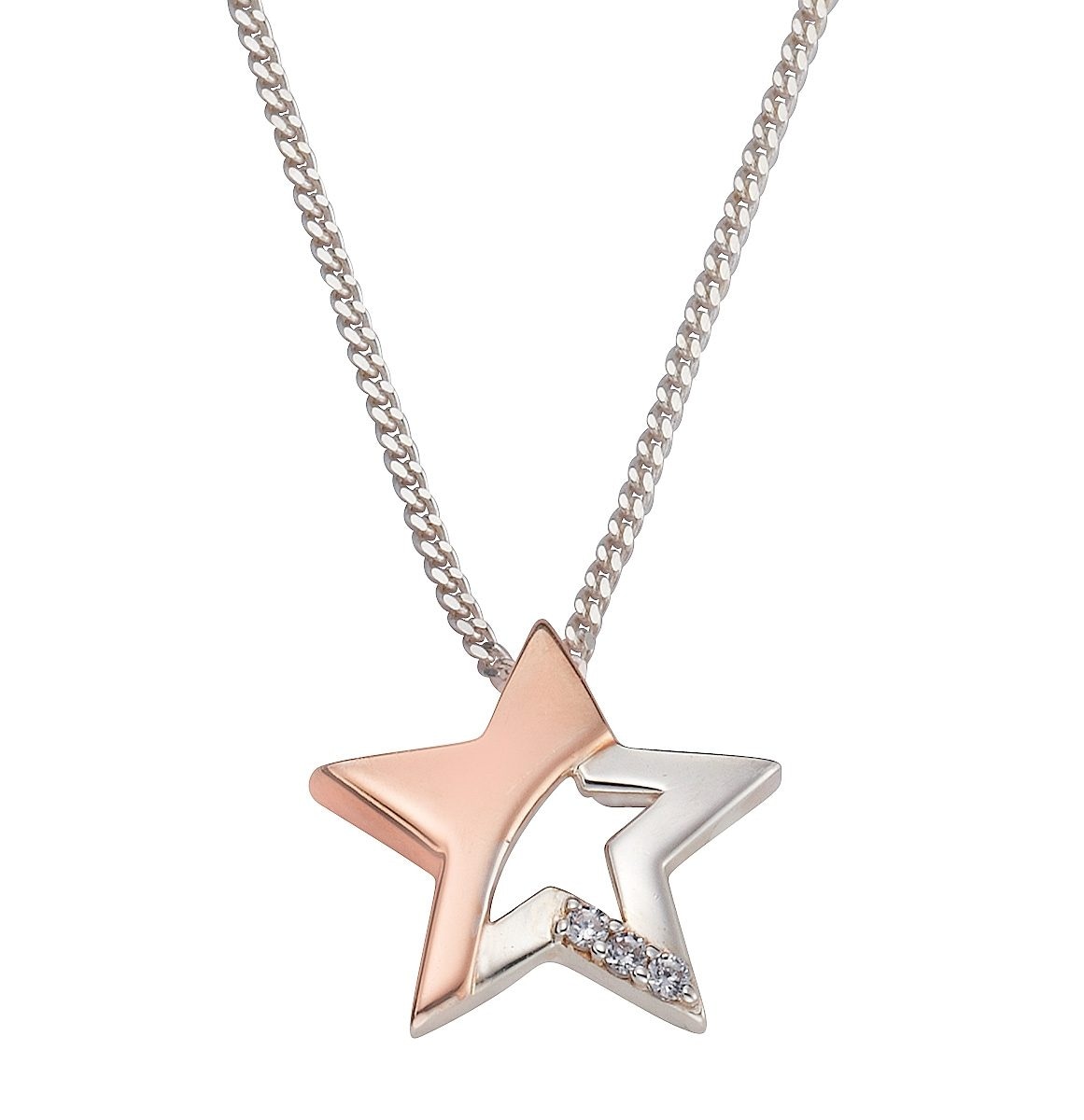 »Schmuck Stern«, online Zirkonia Firetti Anhänger Kette mit mit bestellen Geschenk,