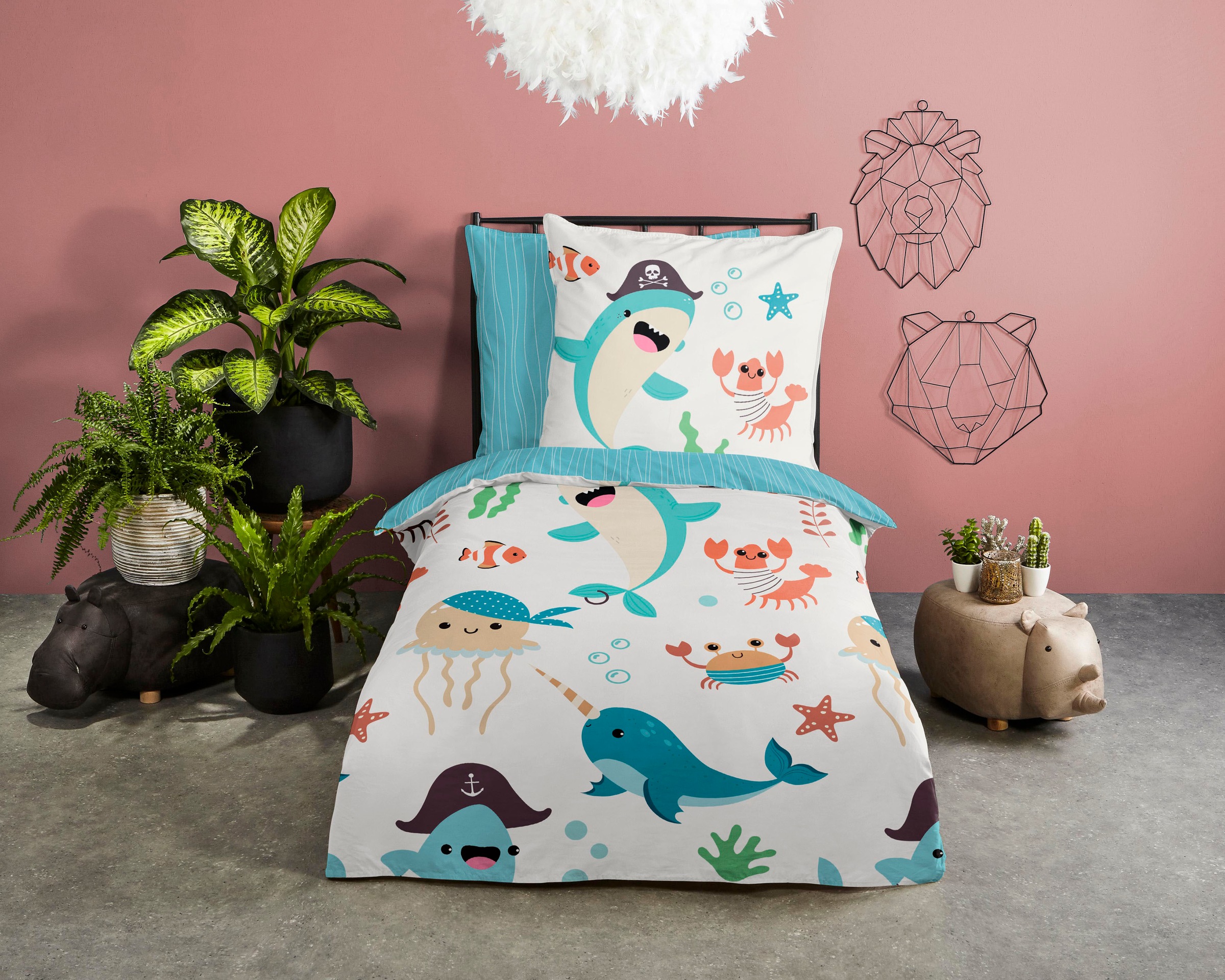 good morning Kinderbettwäsche »Seaworlds«, (2 tlg.), 100% Baumwolle kaufen
