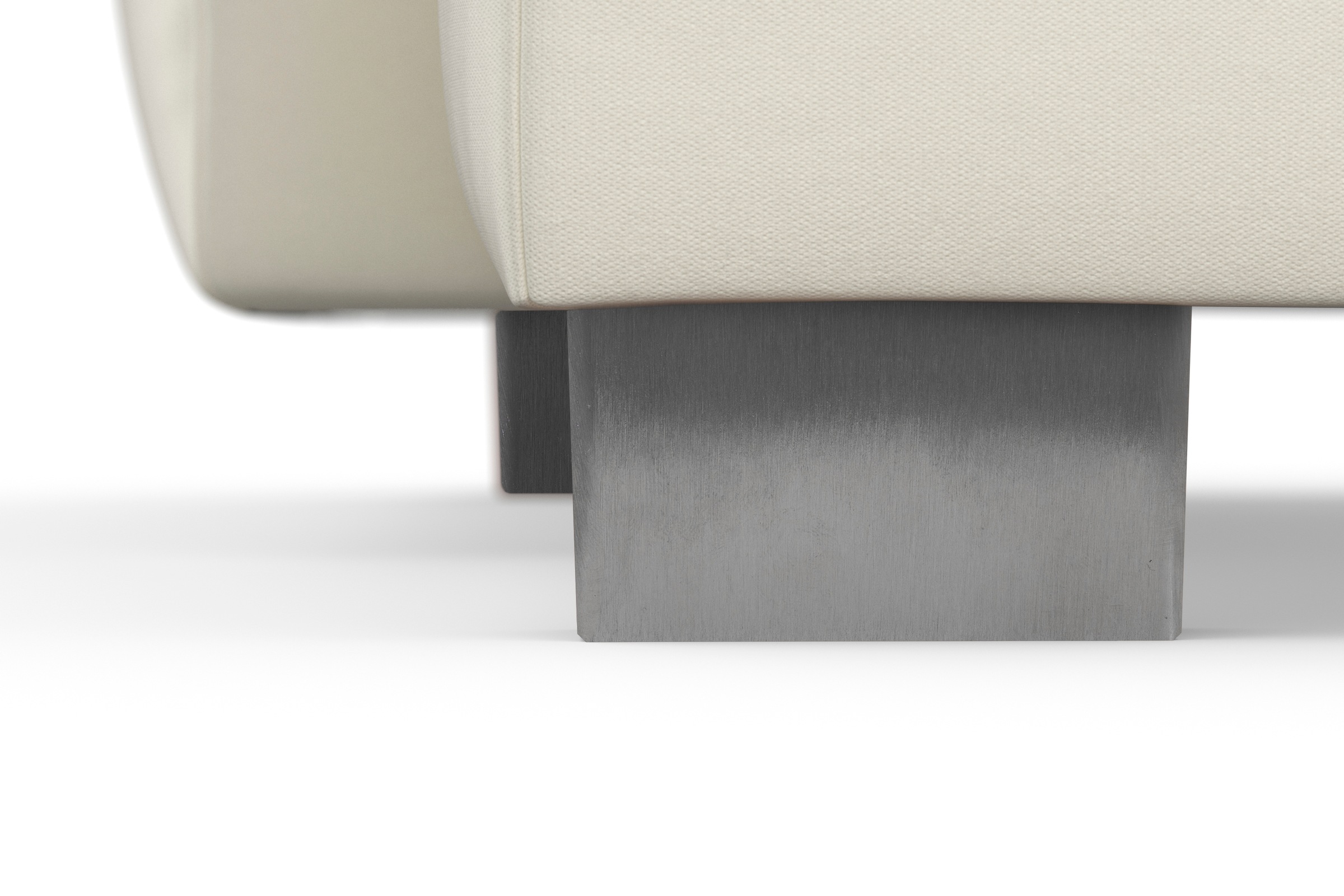 sit&more Wohnlandschaft »Dundee U-Form«, mit Federkern und Edelstahlfüßen, wahlweise mit Kopfteilverstellung