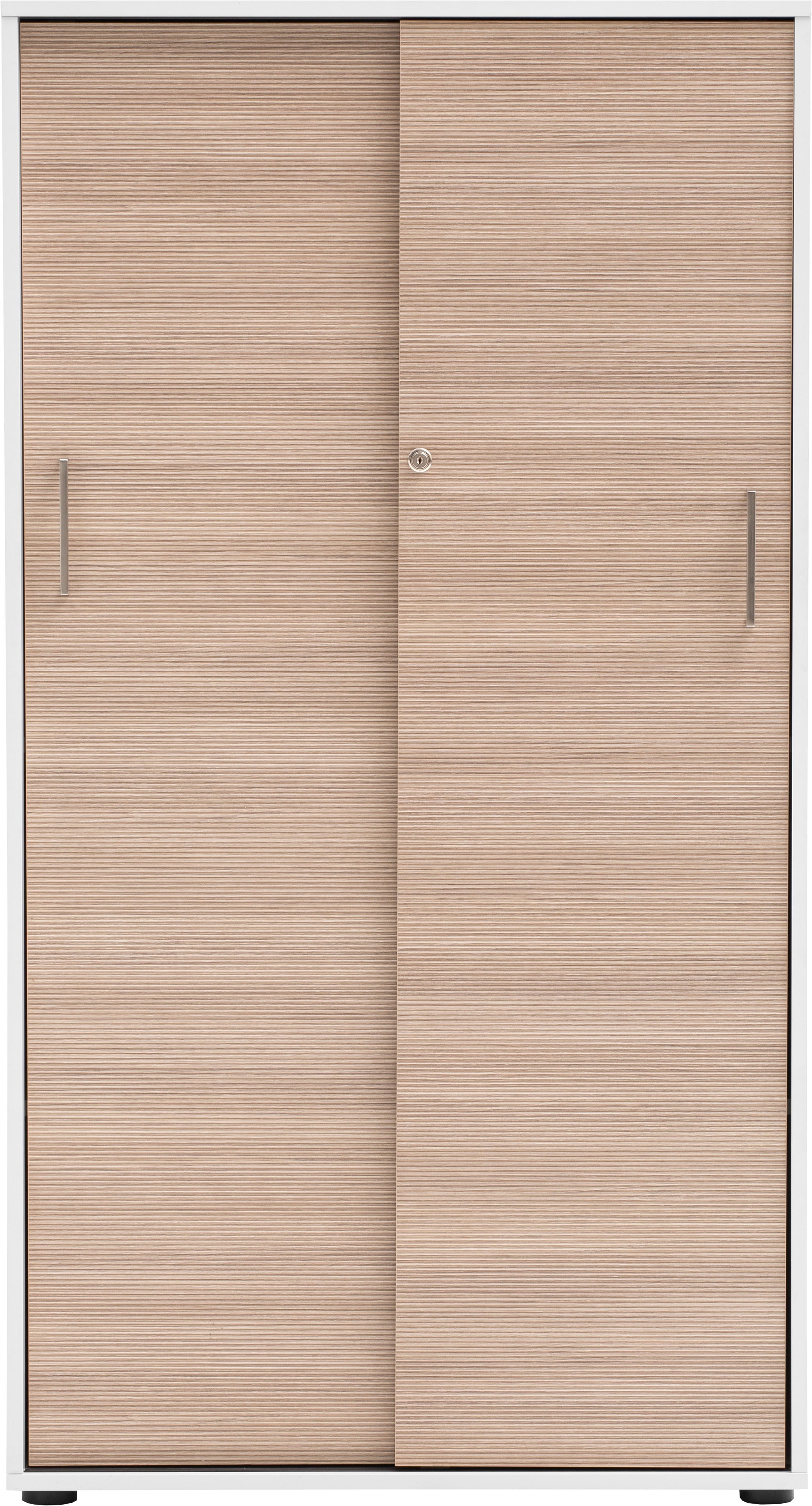Schildmeyer Schiebetürenschrank »METZ, Aktenschrank abschließbar, Höhe 150 cm, MADE IN GERMANY« 1 Stk. tlg. Fronten in Canello,  MADE IN GERMANY