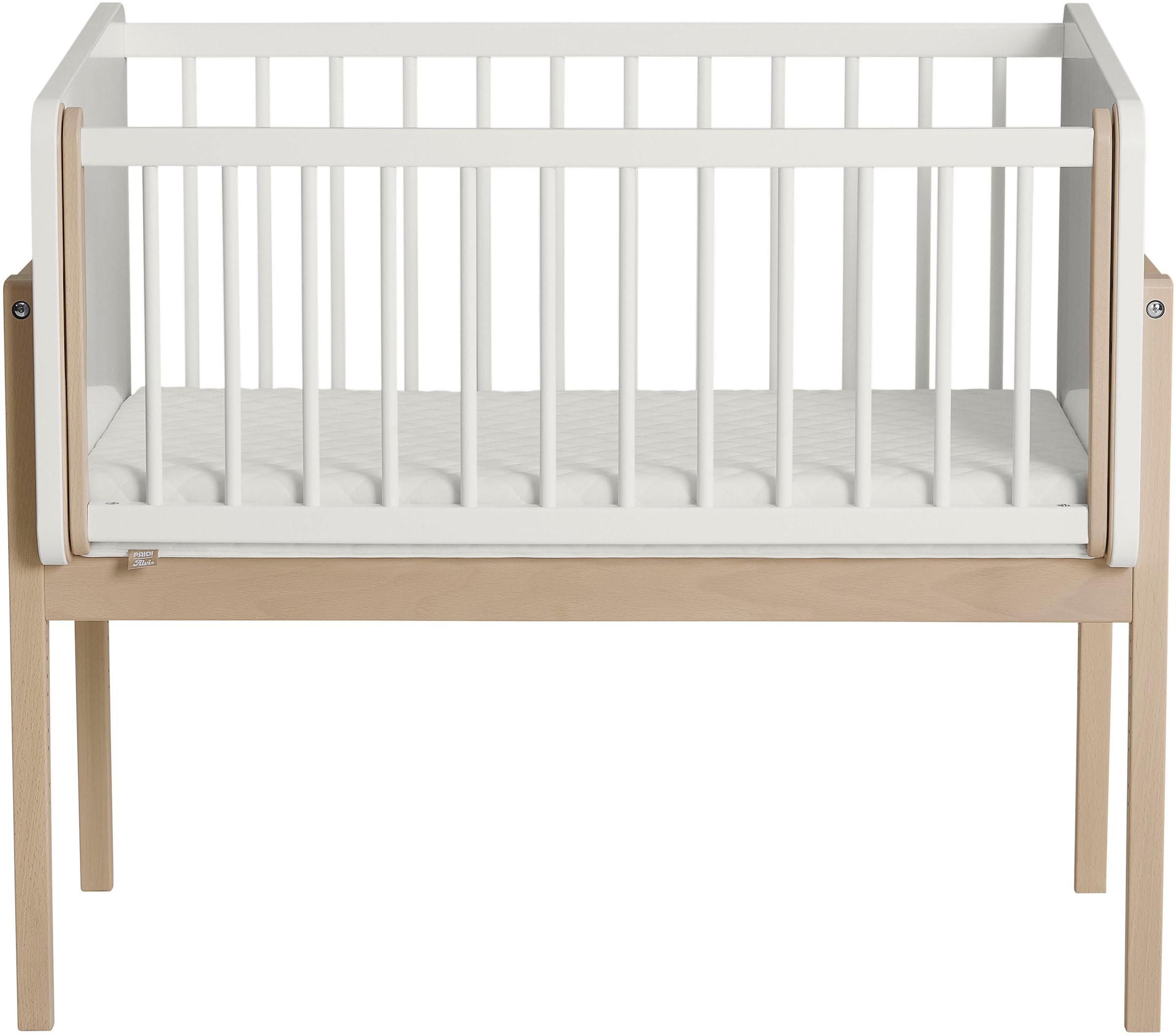 PAIDI Beistellbett »LITTLE CLOUD«, mit Lattenrost, variabel höhenverstellbar, umbaubar zum Tiny Sofa