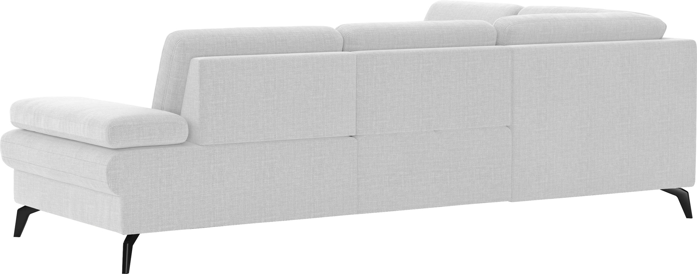 sit&more Ecksofa »Morris L-Form, inkl. Sitztiefenverstellung«, wahlweise mit Armteilverstellung, Bettfunktion & Bettkasten