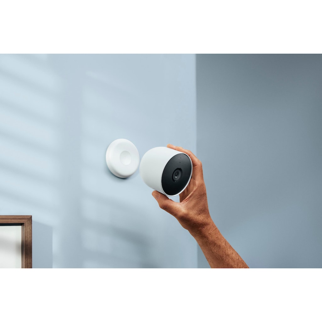 Google Überwachungskamera »Nest Cam (Outdoor oder Indoor, mit Akku)«, Außenbereich-Innenbereich, (1)