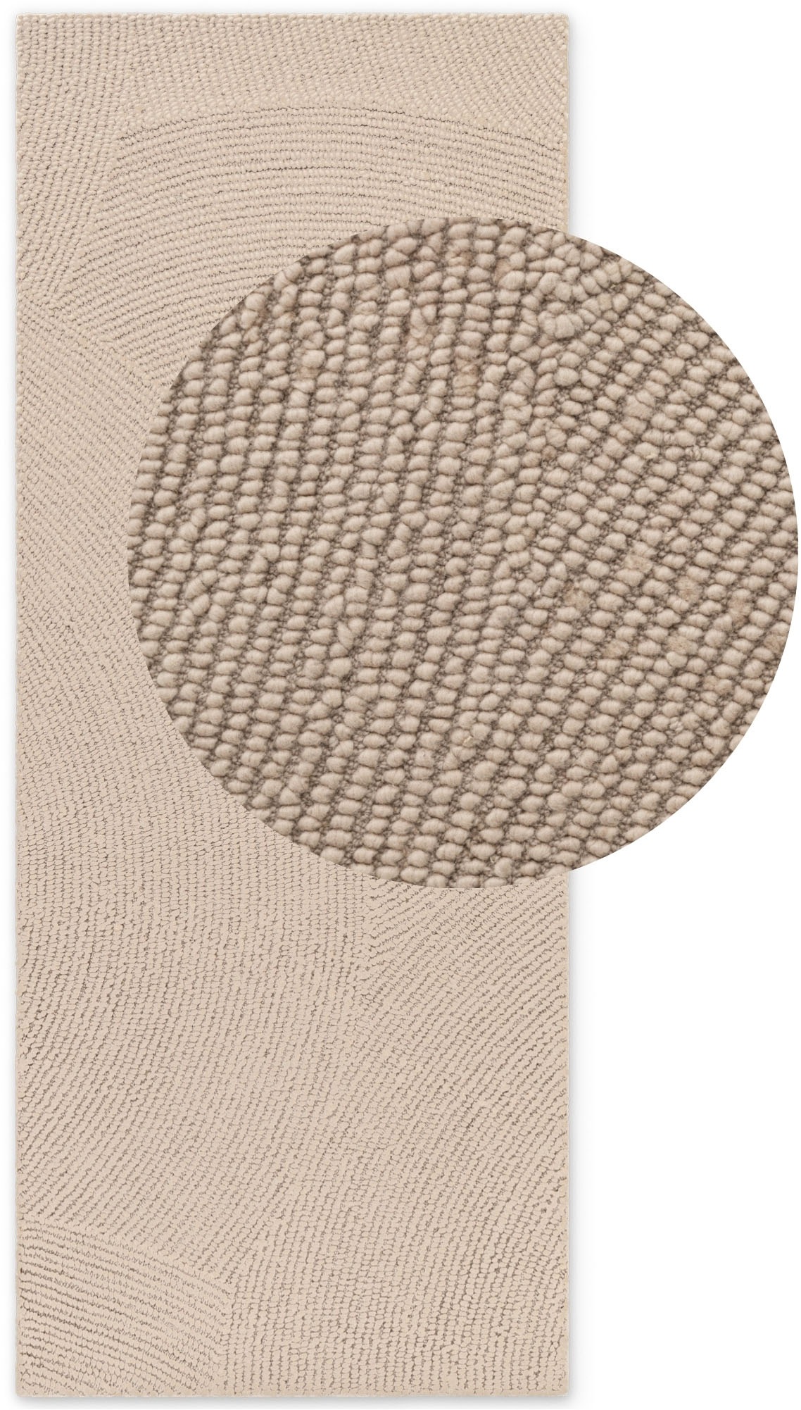 HANSE Home Wollteppich »Eleni«, rechteckig, 18 mm Höhe, Handgetuftet, Wolle günstig online kaufen