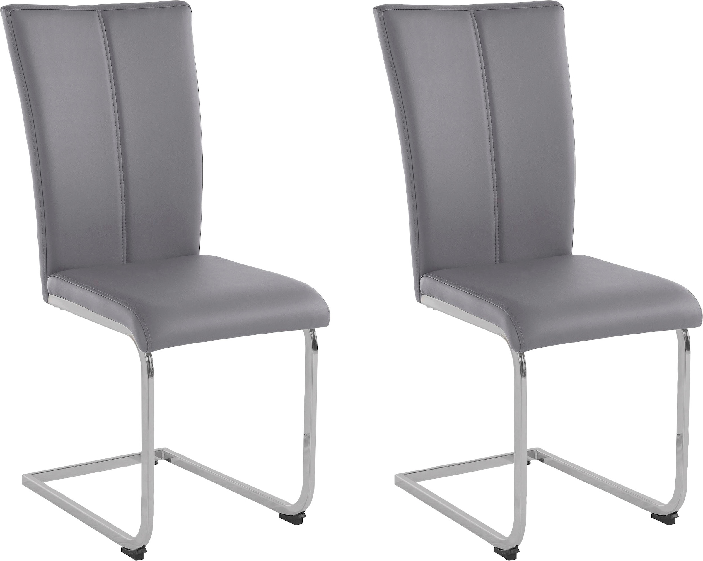 Home affaire Freischwinger »Alex« (Set) 2 Stk. Kunstleder Stuhl belastbar b günstig online kaufen