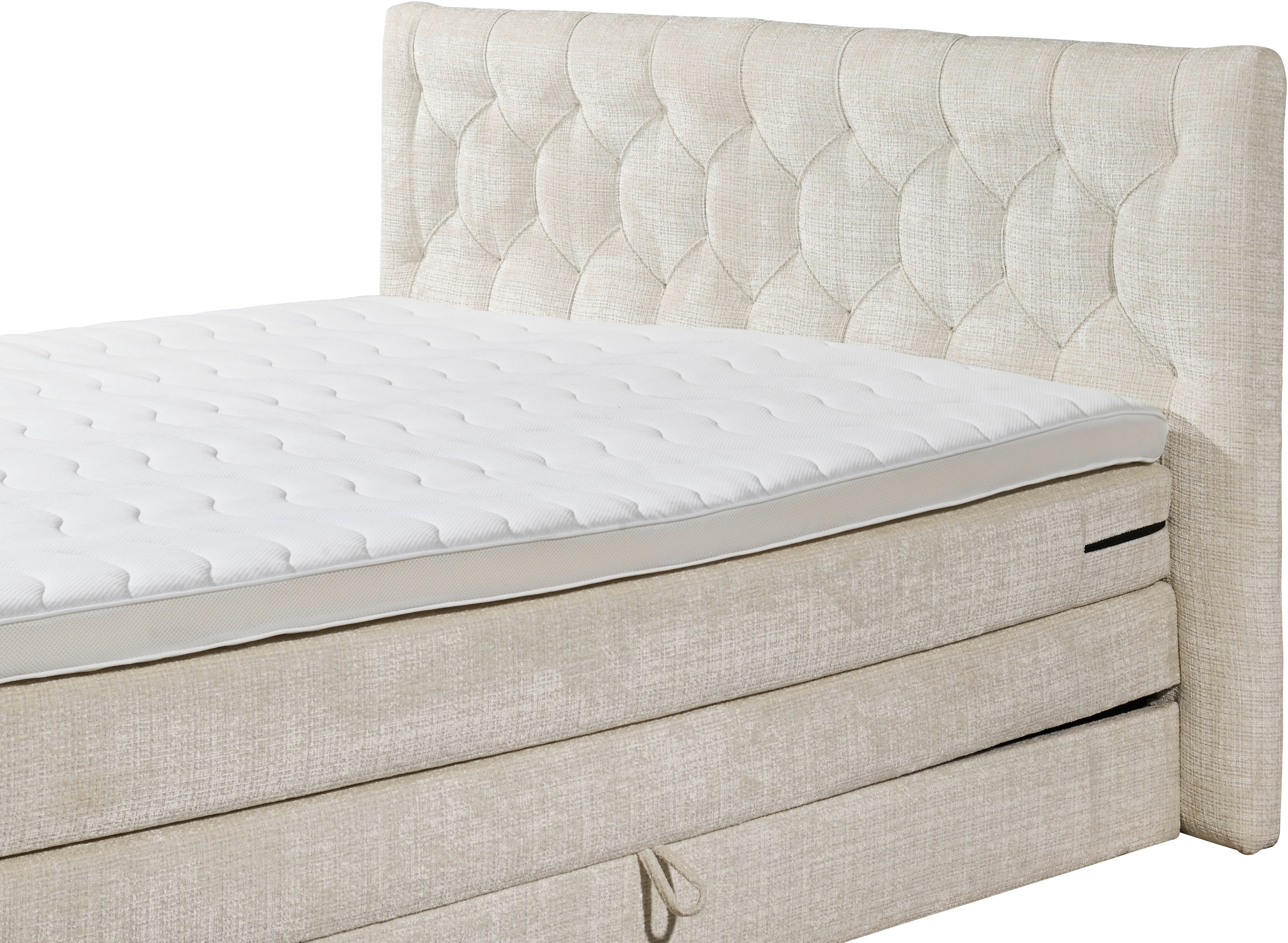 ED EXCITING DESIGN Boxspringbett »"Cashfield", OTTOs Choice! Topseller inkl. zwei Bettkästen & Topper«, erhältlich in den Größen 160x200cm und 180x200cm