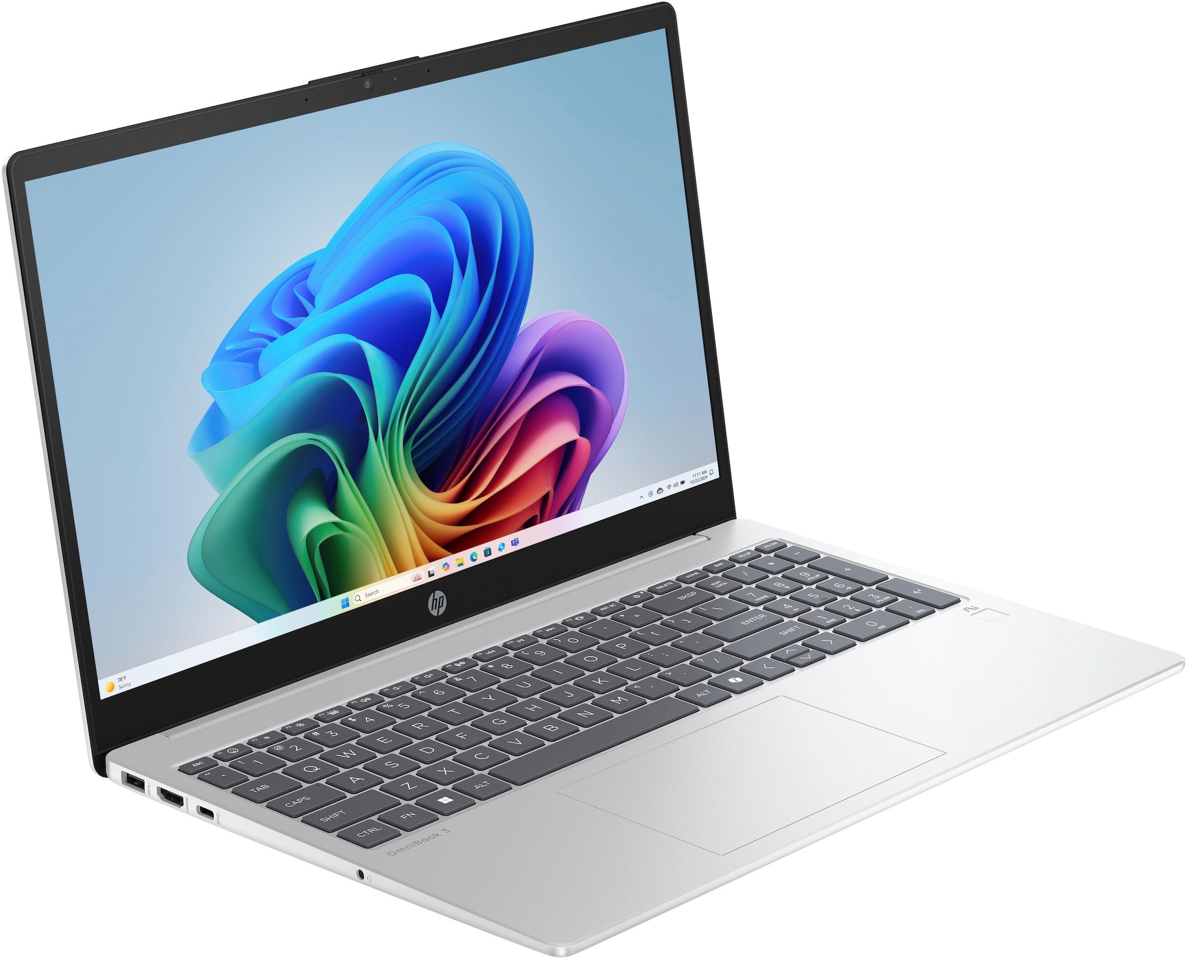 HP Notebook »OmniBook 3 NG AI« 39,62 cm / 15,6 AMD Ryzen™ AI 7 Radeon 860M 1.000 GB SSD