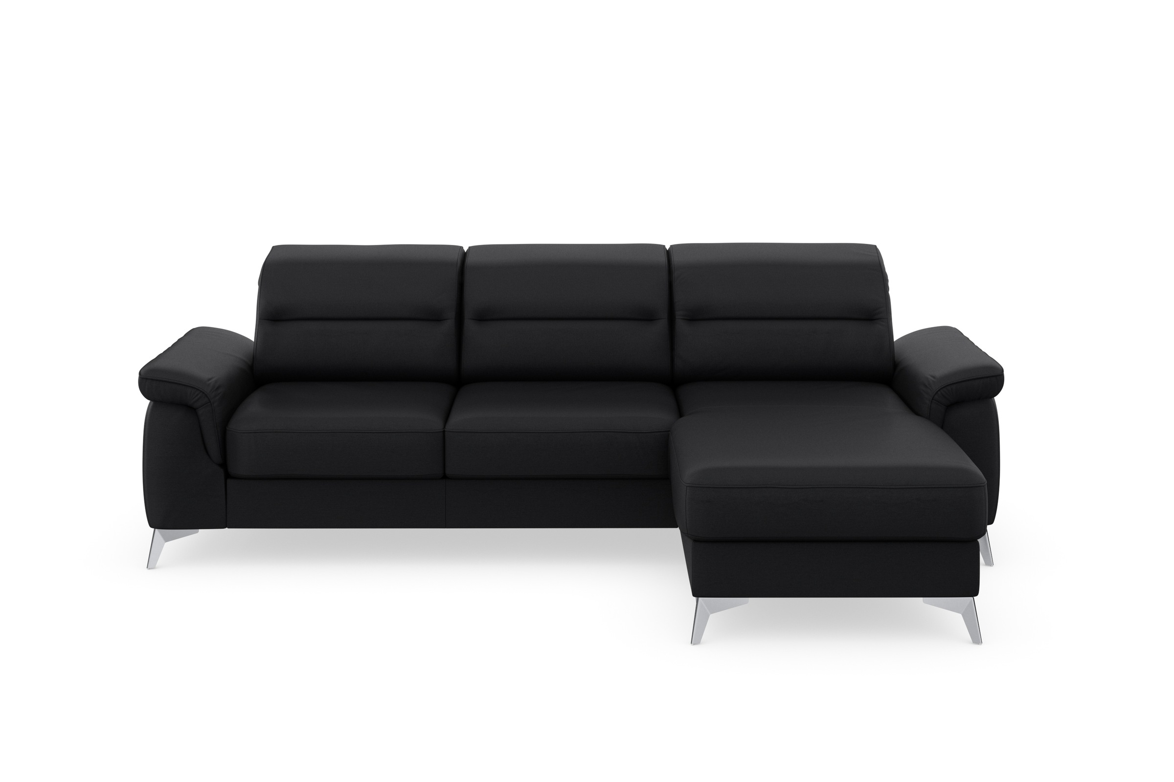 sit&more Ecksofa »Sinatra L-Form« mit Recamiere, optinal mit Kopfteilverste günstig online kaufen