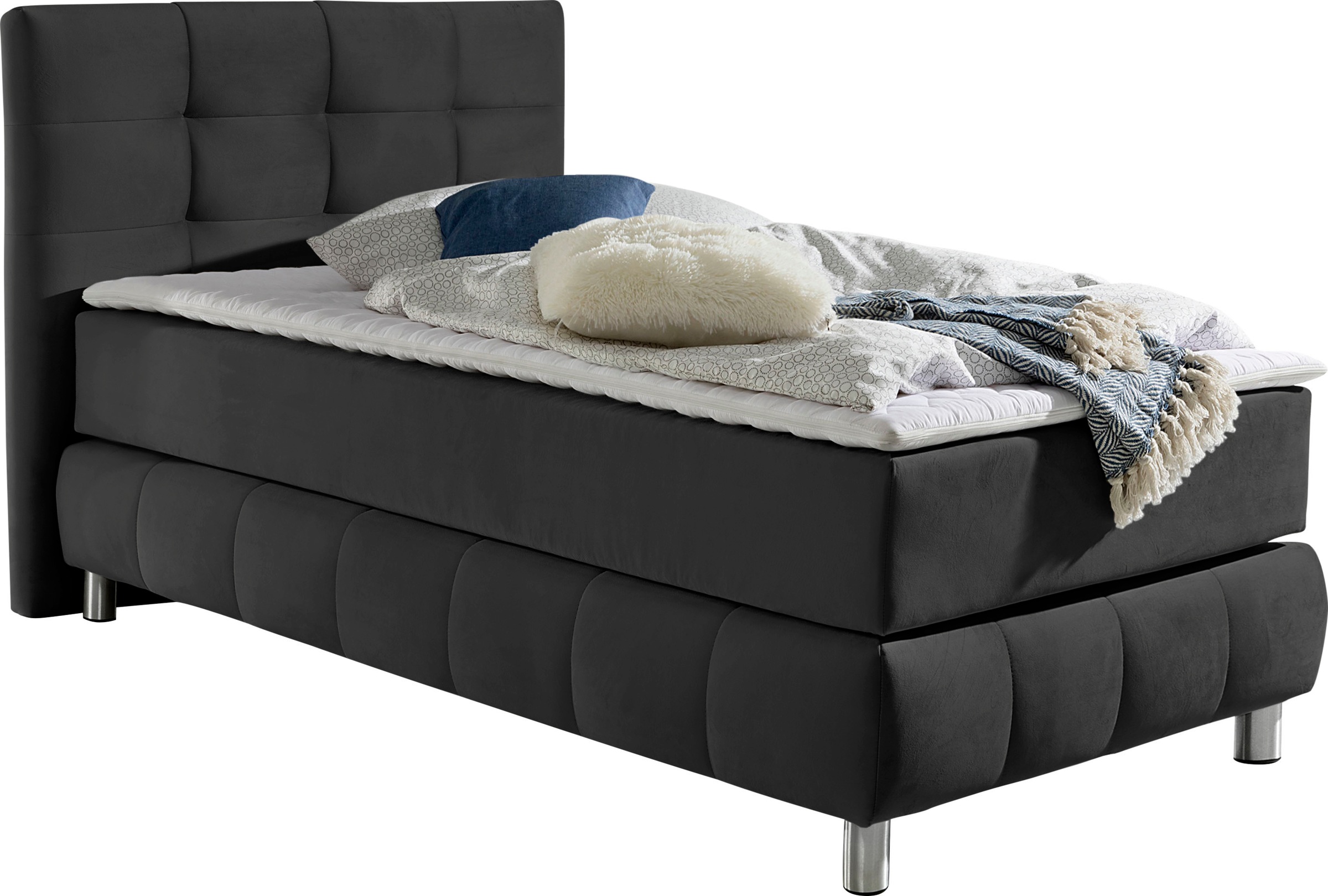 andas Boxspringbett "Salo" incl. Topper, 6 Breiten, 2 Härtegrade, TFK auch günstig online kaufen