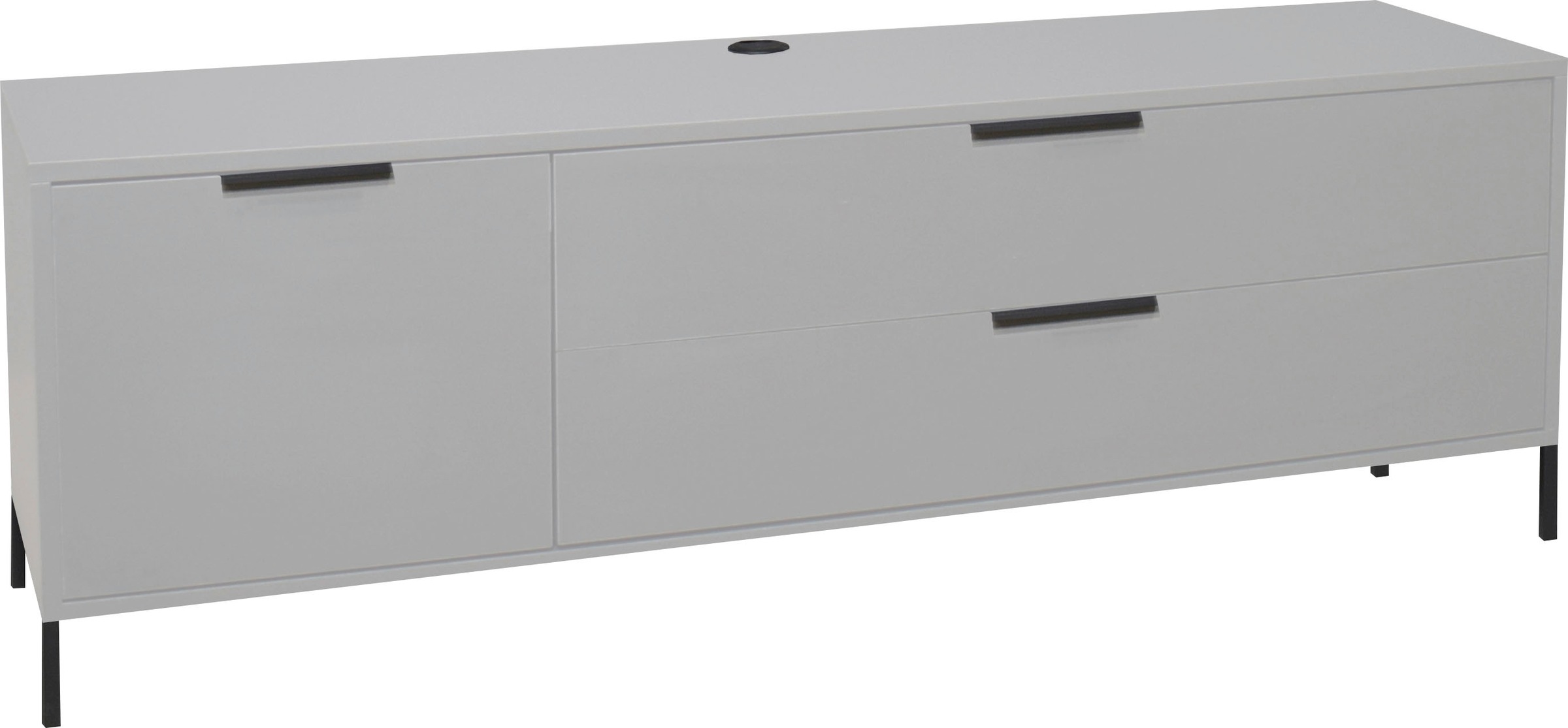 MÄUSBACHER Lowboard »Bonnie TOPSELLER!« OTTOs Choice, Lowboard mit Quadratgestell kreidegrau matt lack