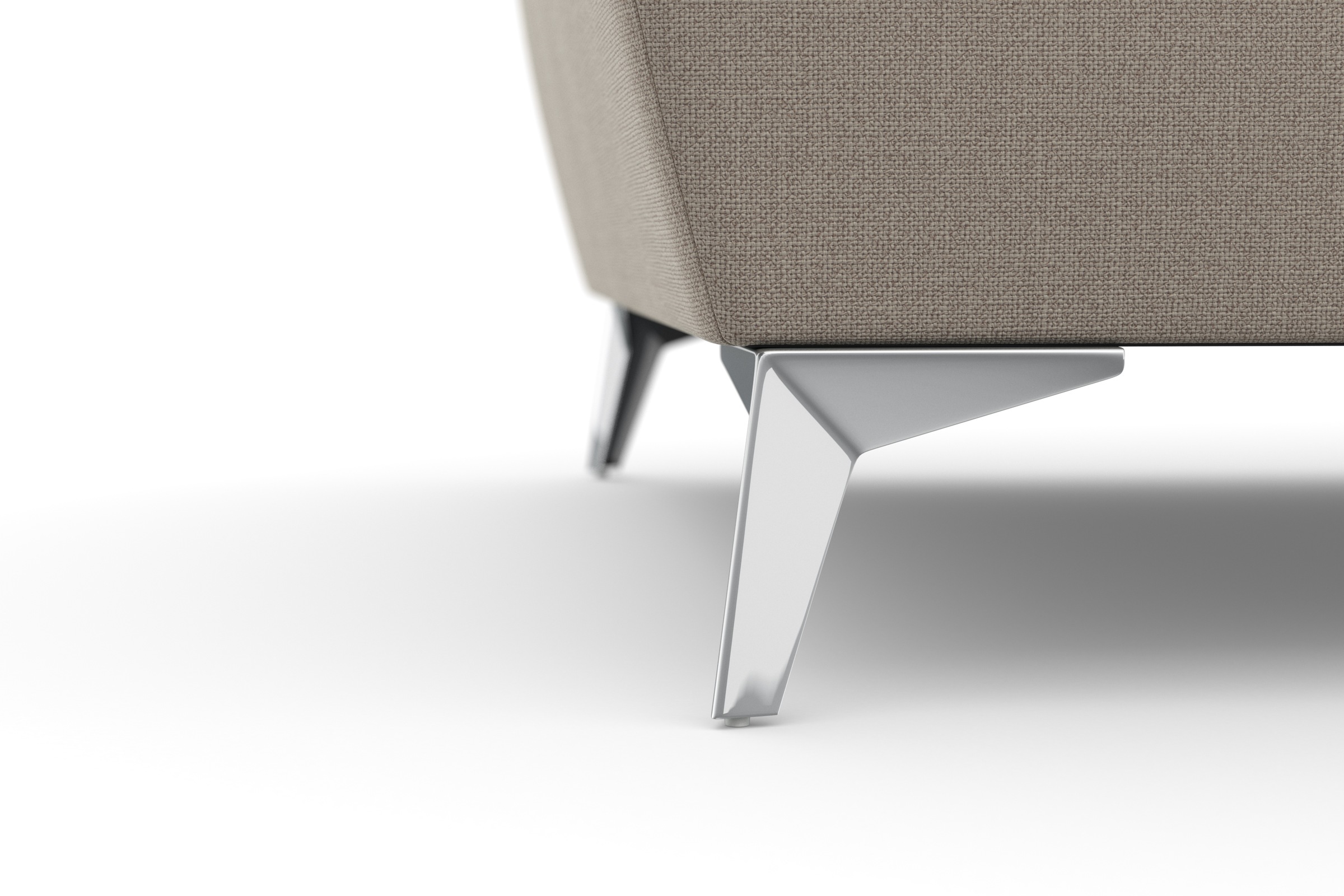 sit&more 2-Sitzer »Latigo«, mit hochwertigen Metallfüßen