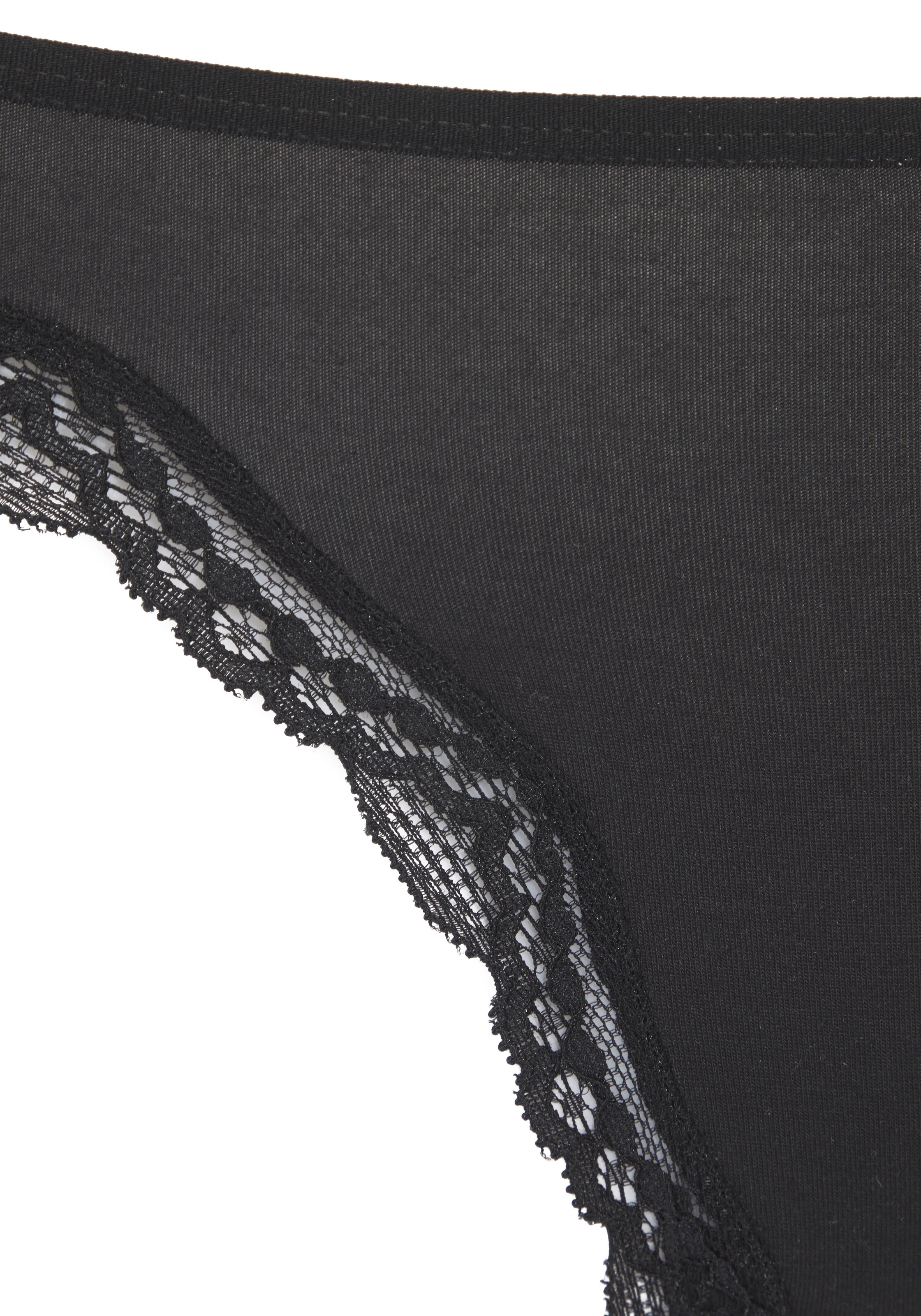 LASCANA Brasilslip 2er-Pack,  aus hochwertiger Modal-Qualität mit Spitze