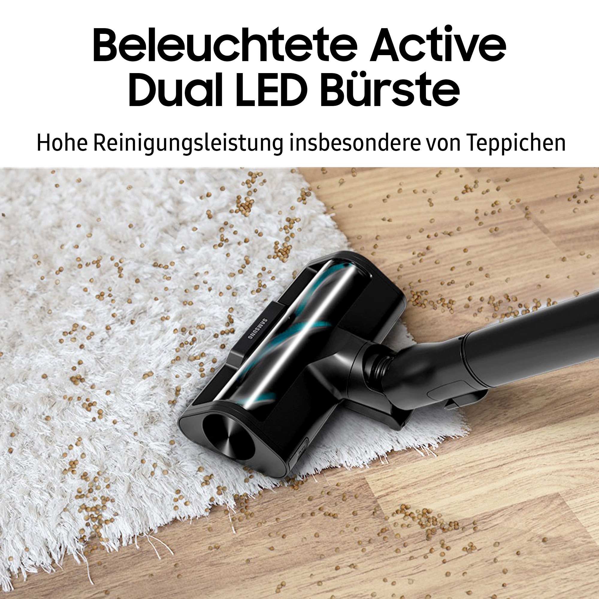 Samsung Akku-Handstaubsauger »BESPOKE AI Jet Ultra Akku + CompleteClean, VS90F40EEK/WD«