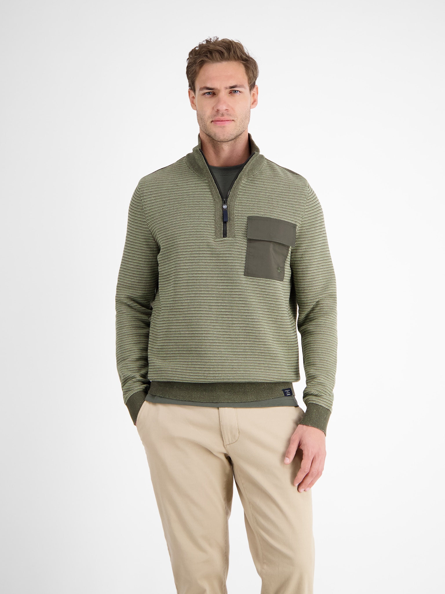 LERROS Troyer in Struktur-Strick-Optik