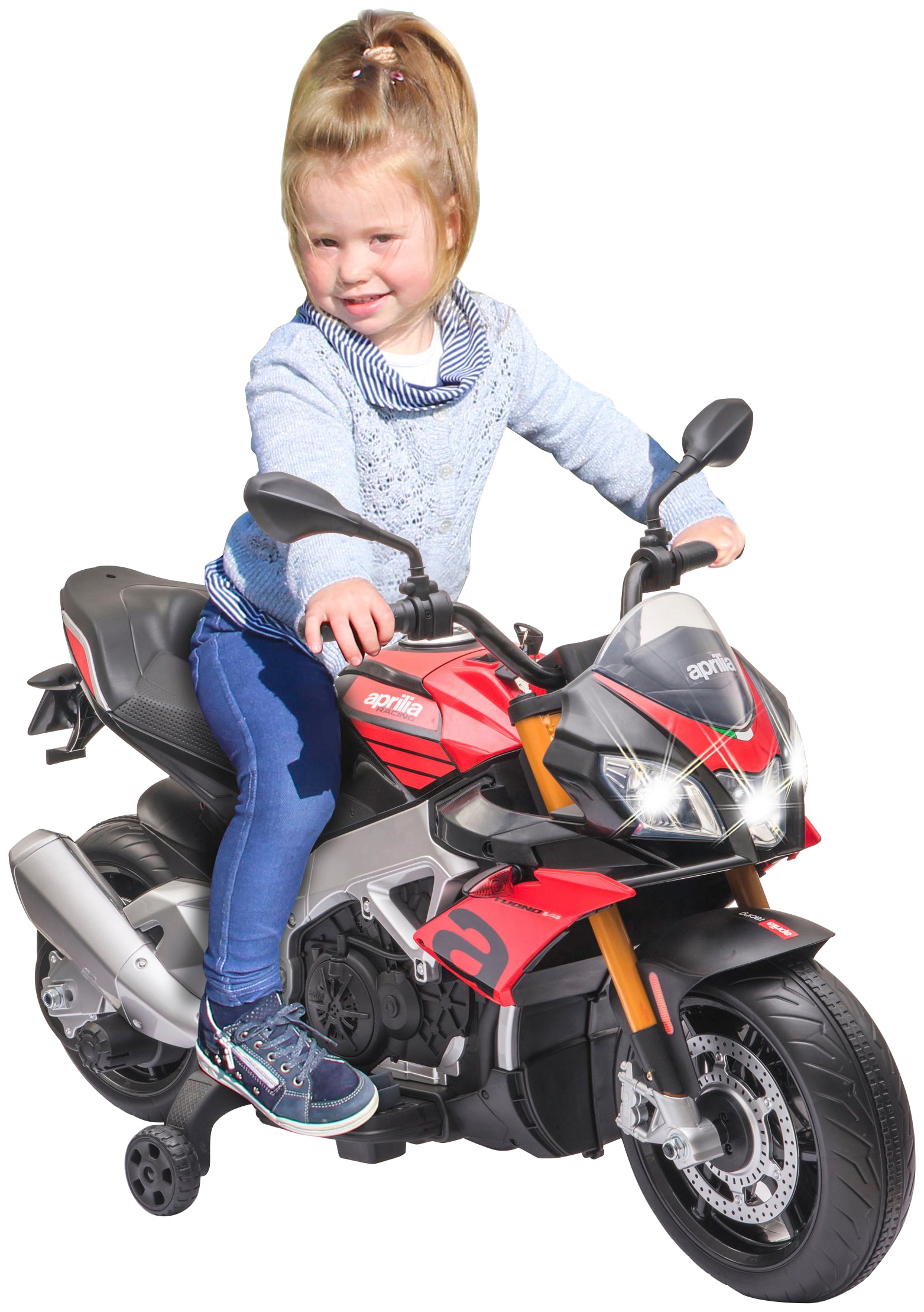 Jamara Elektro-Kindermotorrad »Ride-on Aprilia Tuono V4 1100RR«, ab 3 Jahren, bis 25 kg